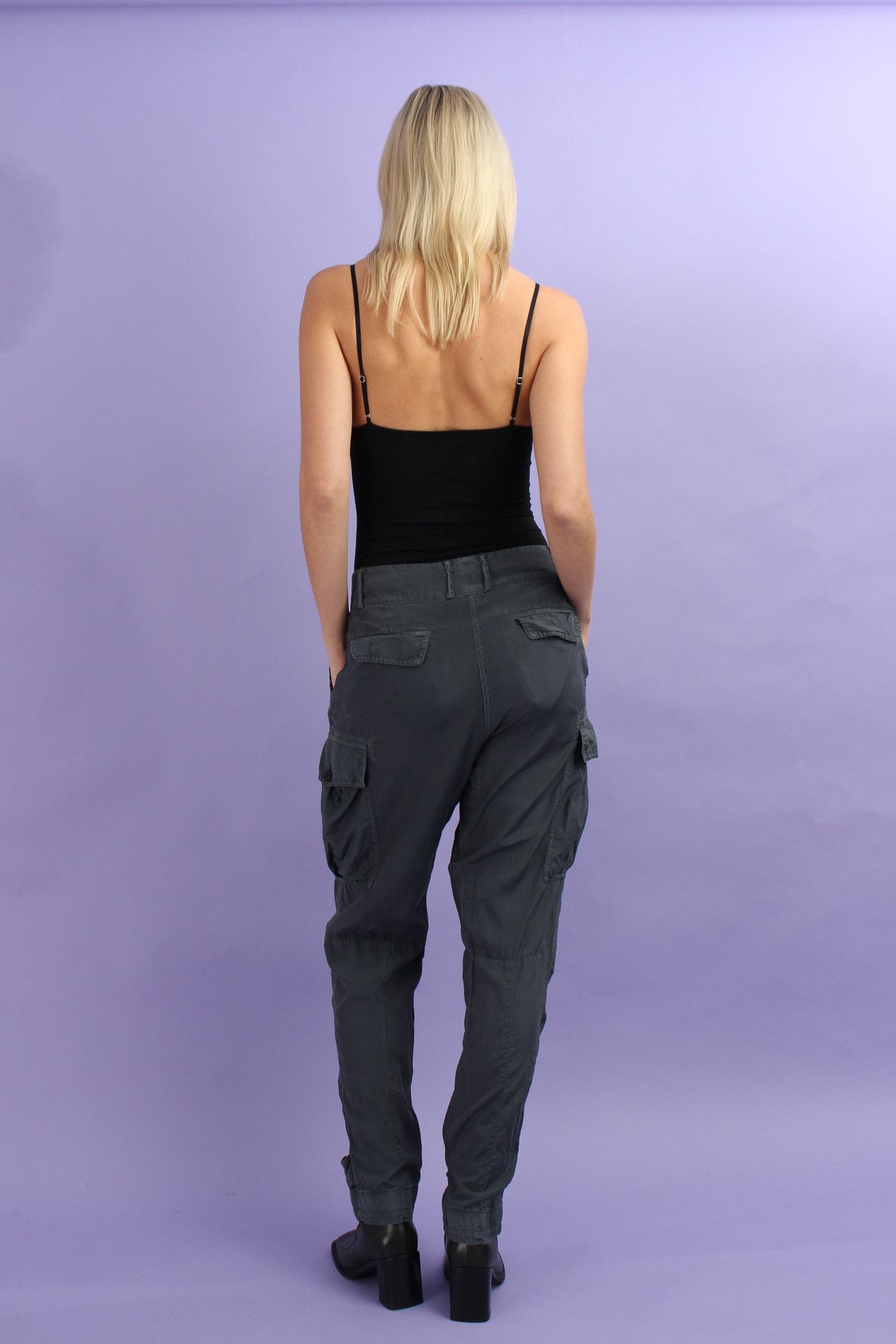 Dries Van Noten Dries Van Noten Silk Cargo Pant Sz 36 Size 26" / US 2 / IT 38 - 4 Thumbnail
