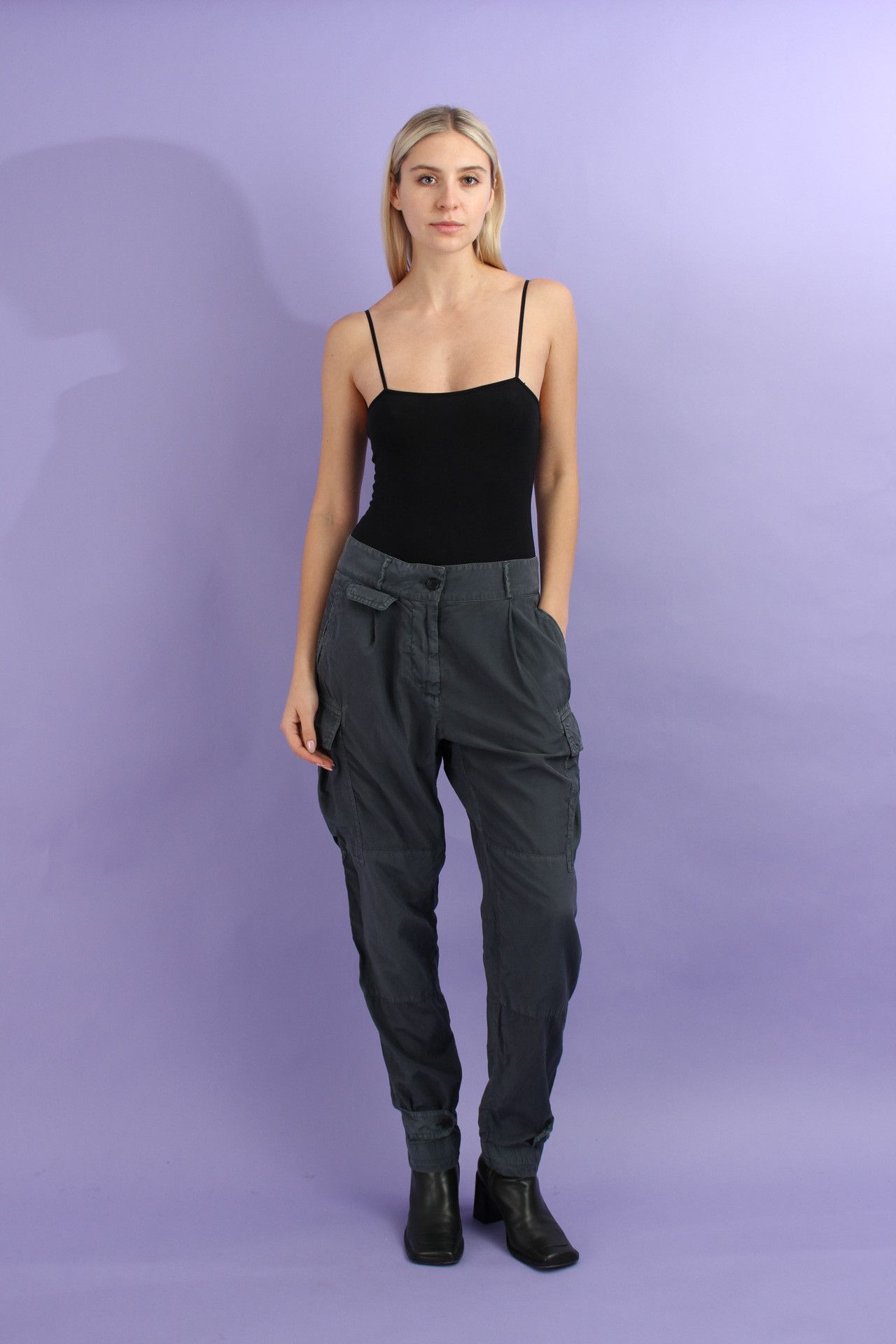 Dries Van Noten Dries Van Noten Silk Cargo Pant Sz 36 Size 26" / US 2 / IT 38 - 2 Thumbnail