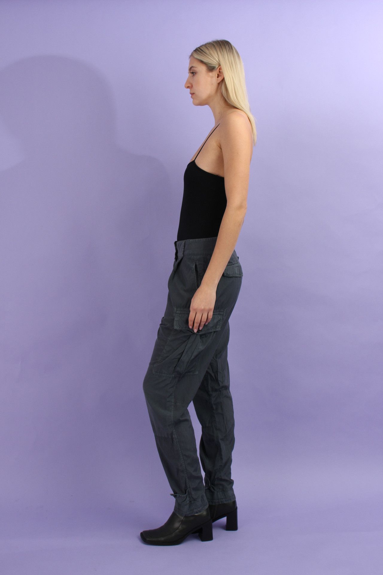 Dries Van Noten Dries Van Noten Silk Cargo Pant Sz 36 Size 26" / US 2 / IT 38 - 3 Thumbnail