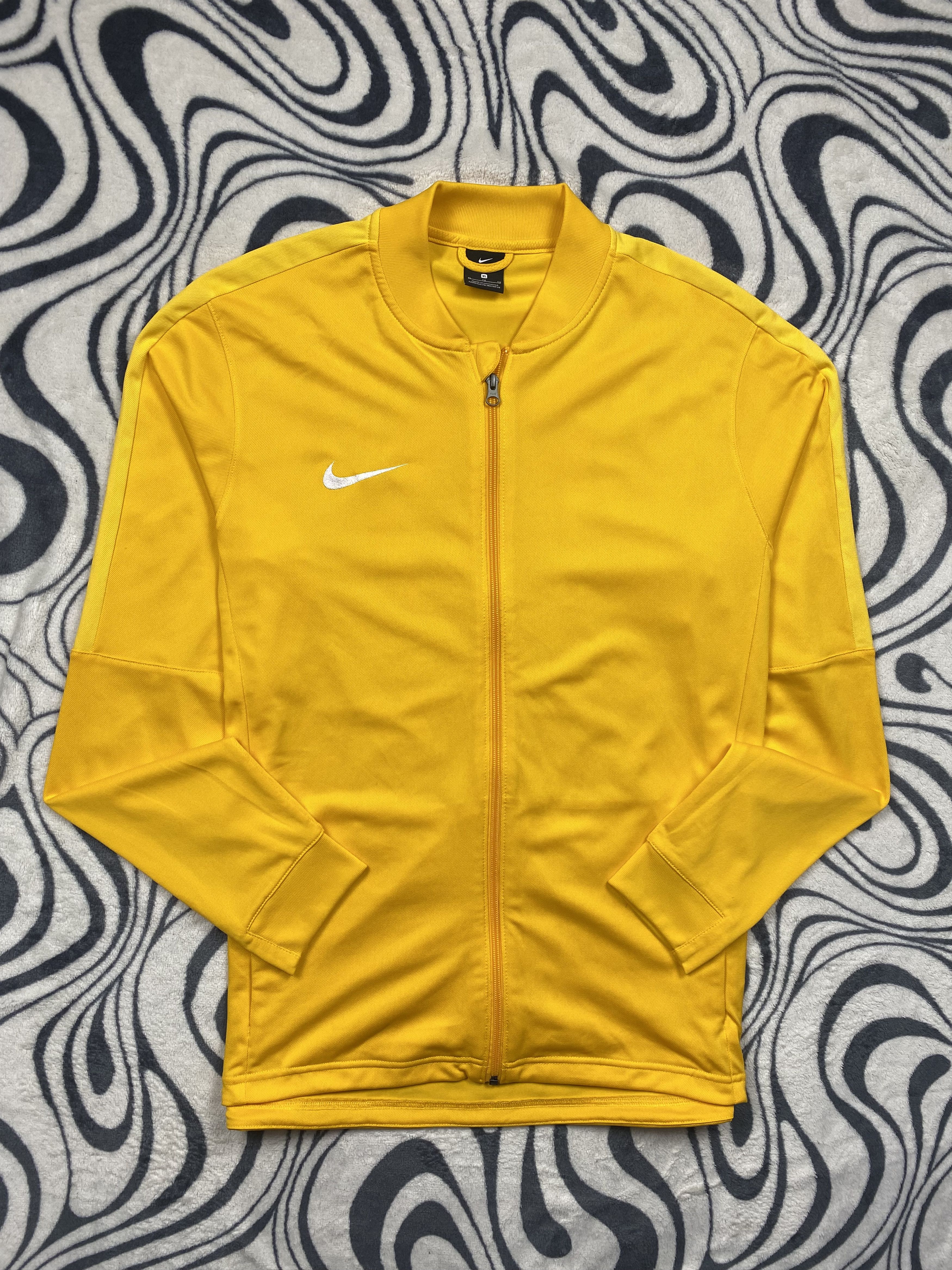 Nike × Vintage Nike Vintage Mens Track Top Bomber Jacket Dri Fit Y2K Size US XL / EU 56 / 4 - 1 Thumbnail
