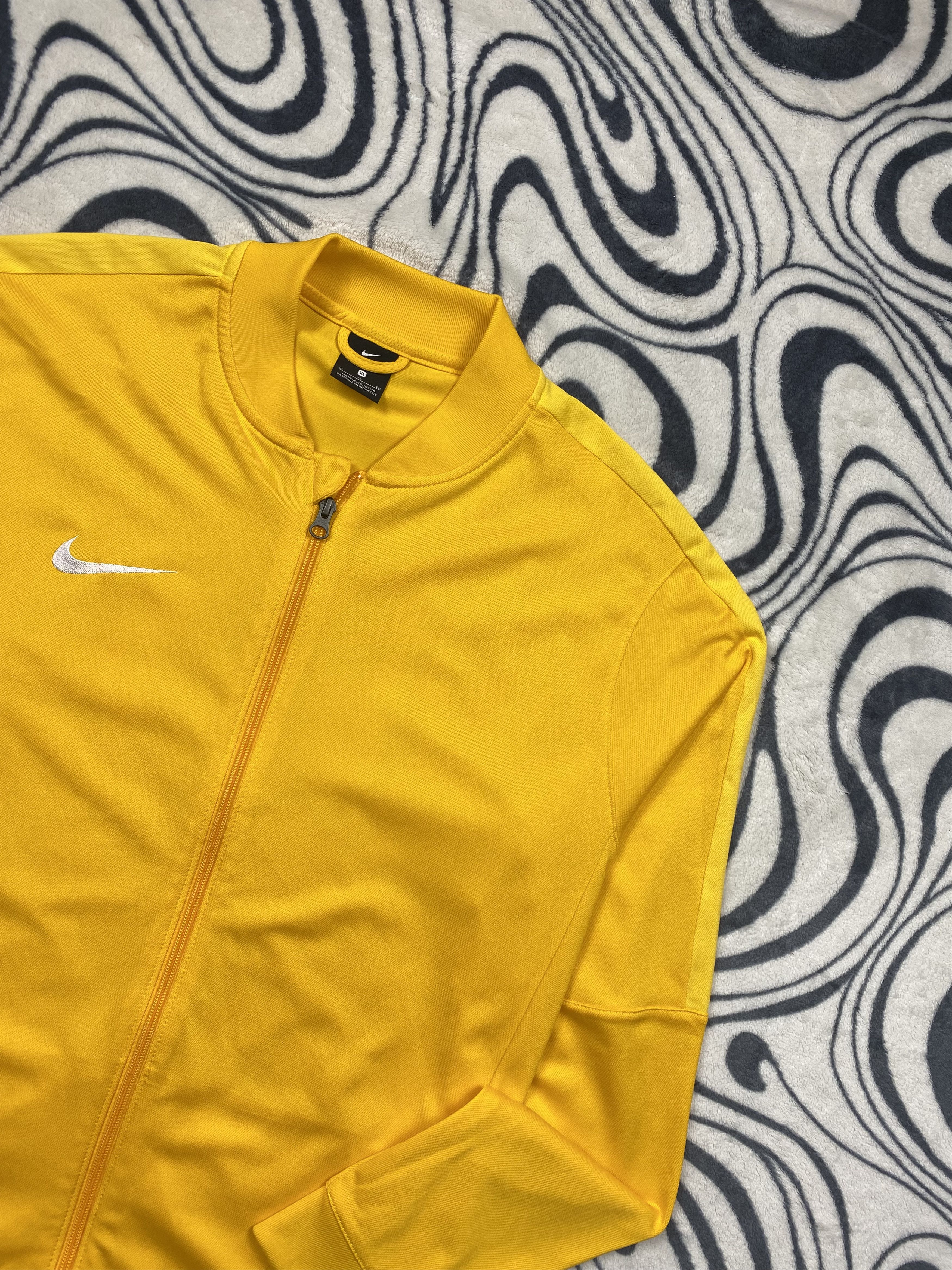 Nike × Vintage Nike Vintage Mens Track Top Bomber Jacket Dri Fit Y2K Size US XL / EU 56 / 4 - 2 Thumbnail