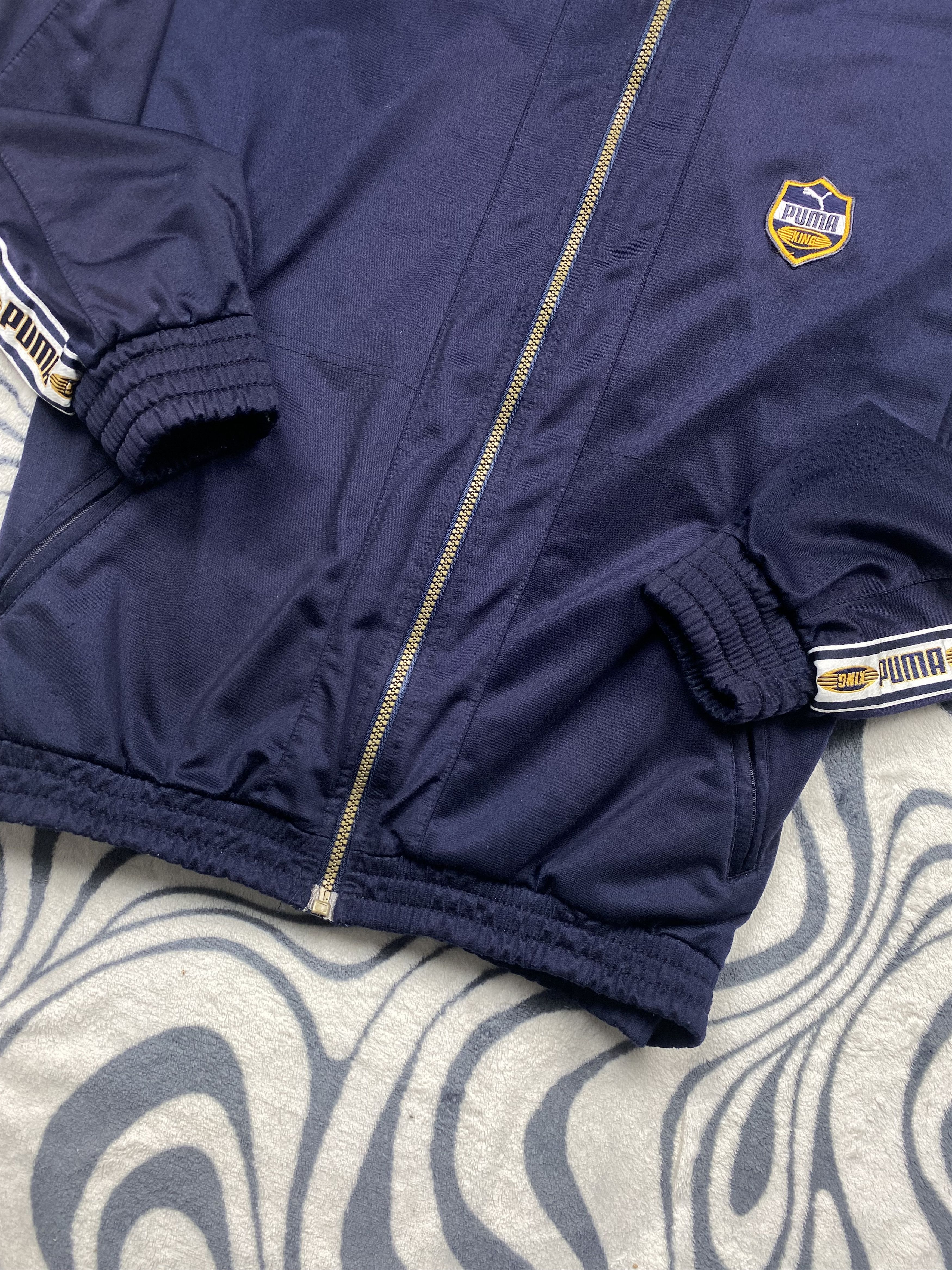 Puma Puma King 90s Vintage Mens Track Top Jacket Size US S / EU 44-46 / 1 - 4 Thumbnail