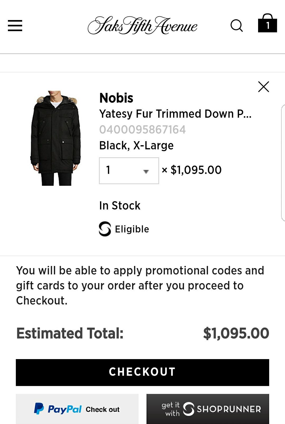 Yatesy Men’s Parka