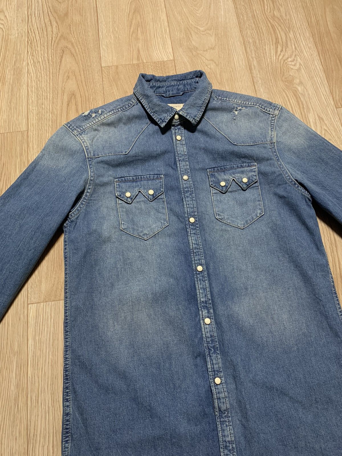 Allsaints Allsaints Jeans Shirt Size US M / EU 48-50 / 2 - 2 Thumbnail