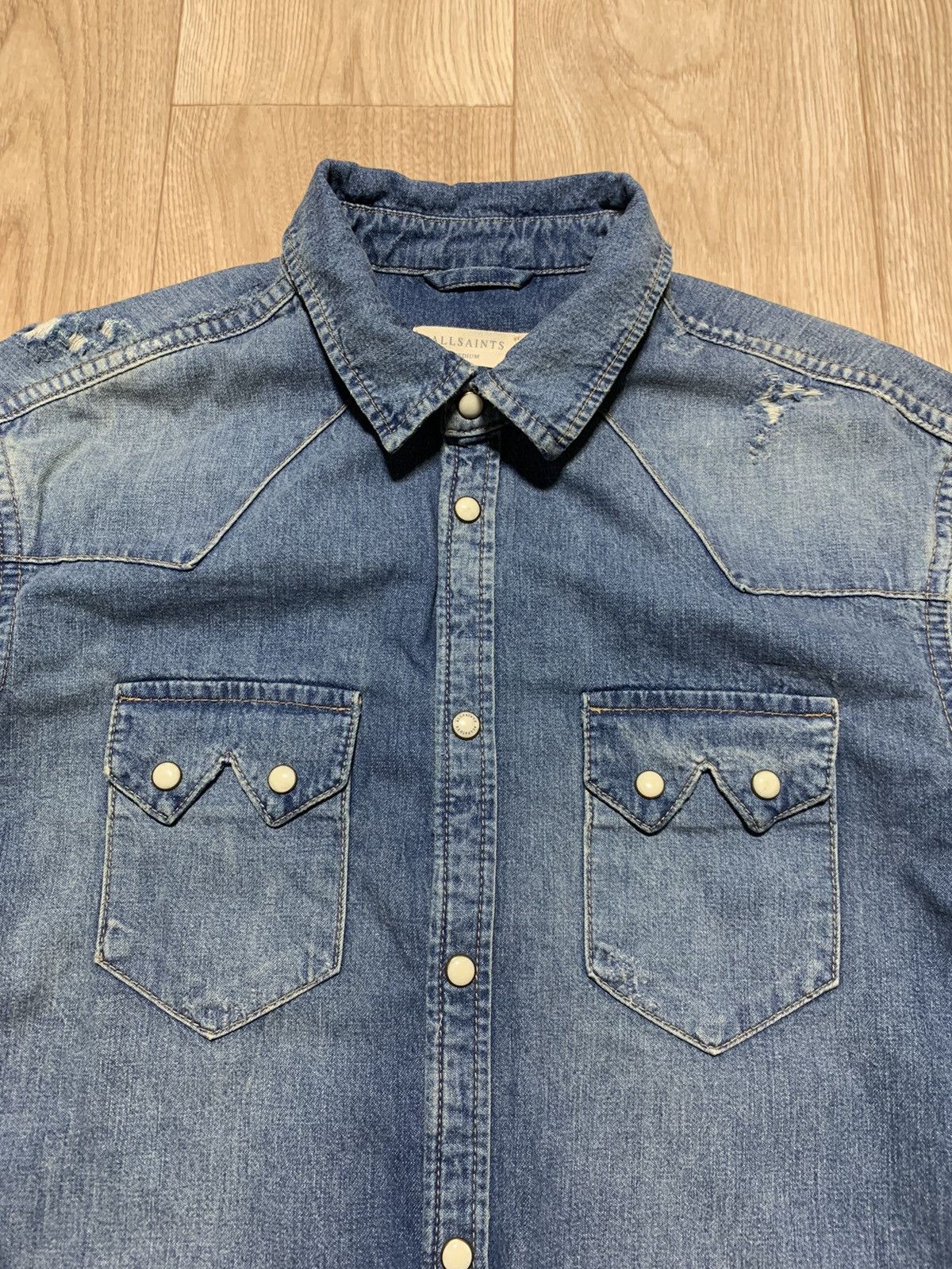 Allsaints Allsaints Jeans Shirt Size US M / EU 48-50 / 2 - 5 Thumbnail