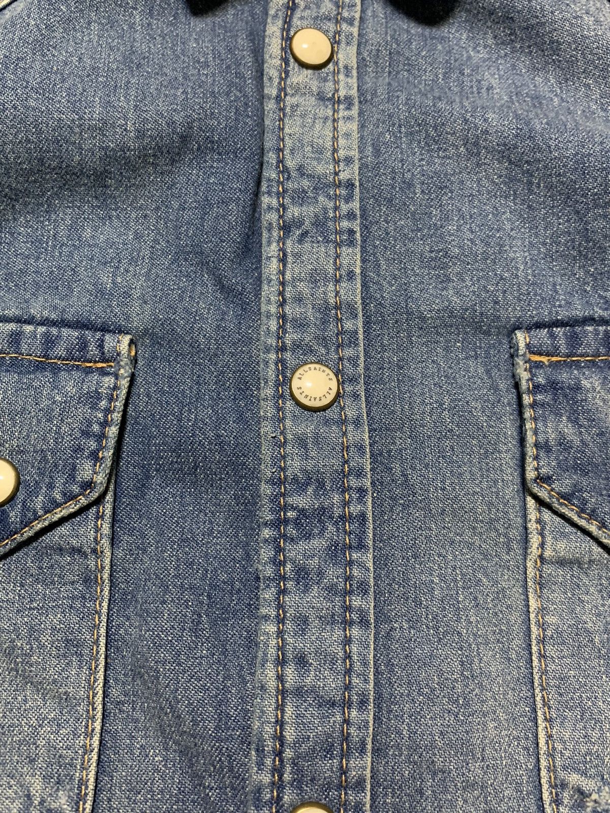 Allsaints Allsaints Jeans Shirt Size US M / EU 48-50 / 2 - 6 Thumbnail