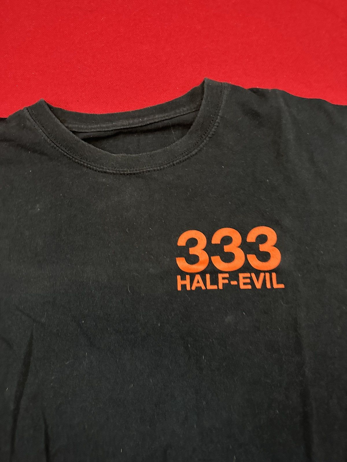 Half Evil Half Evil Halloween Tiny Logo Tee Size US XL / EU 56 / 4 - 2 Thumbnail