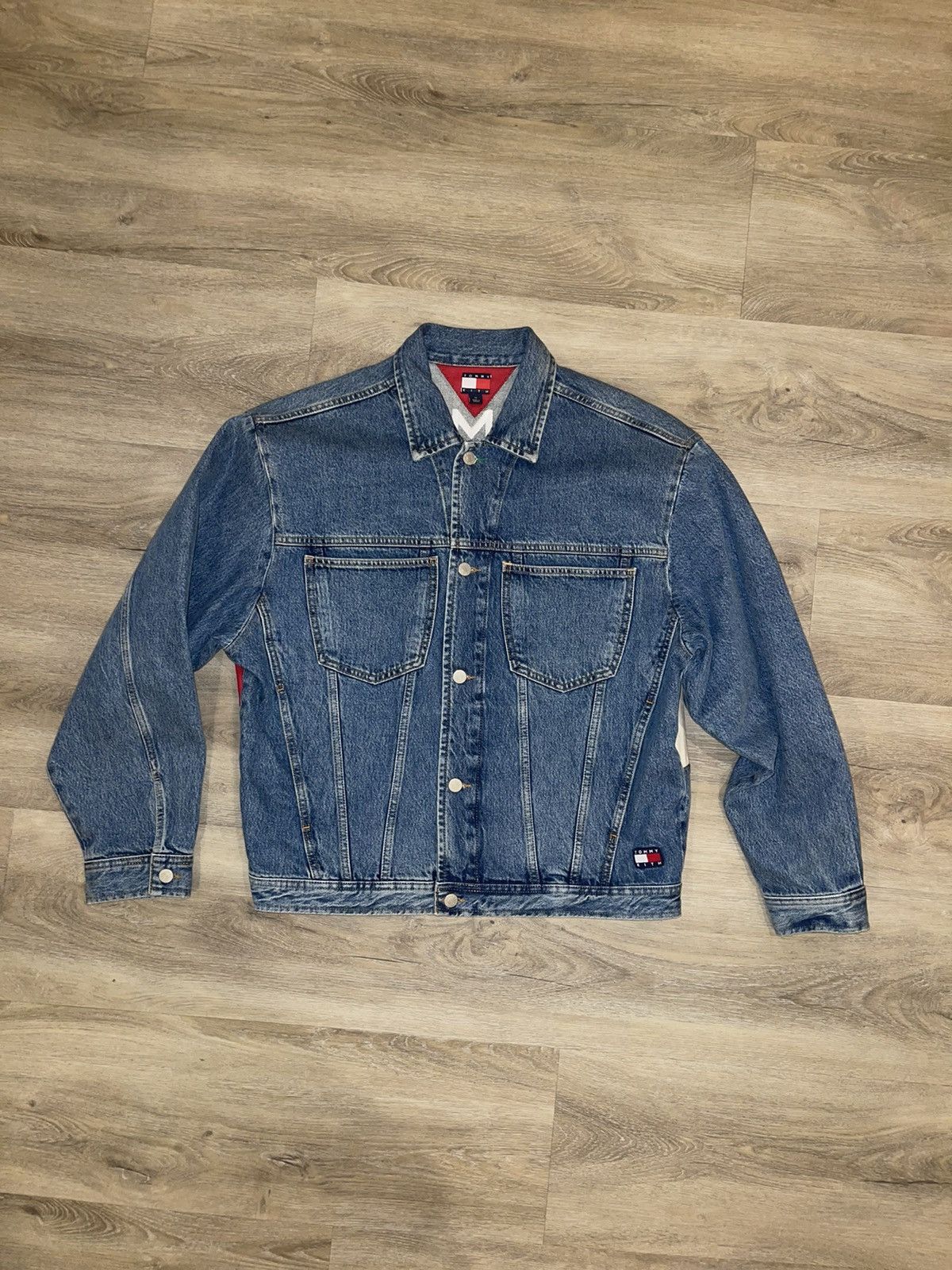 Kith tommy hilfiger denim jacket best sale