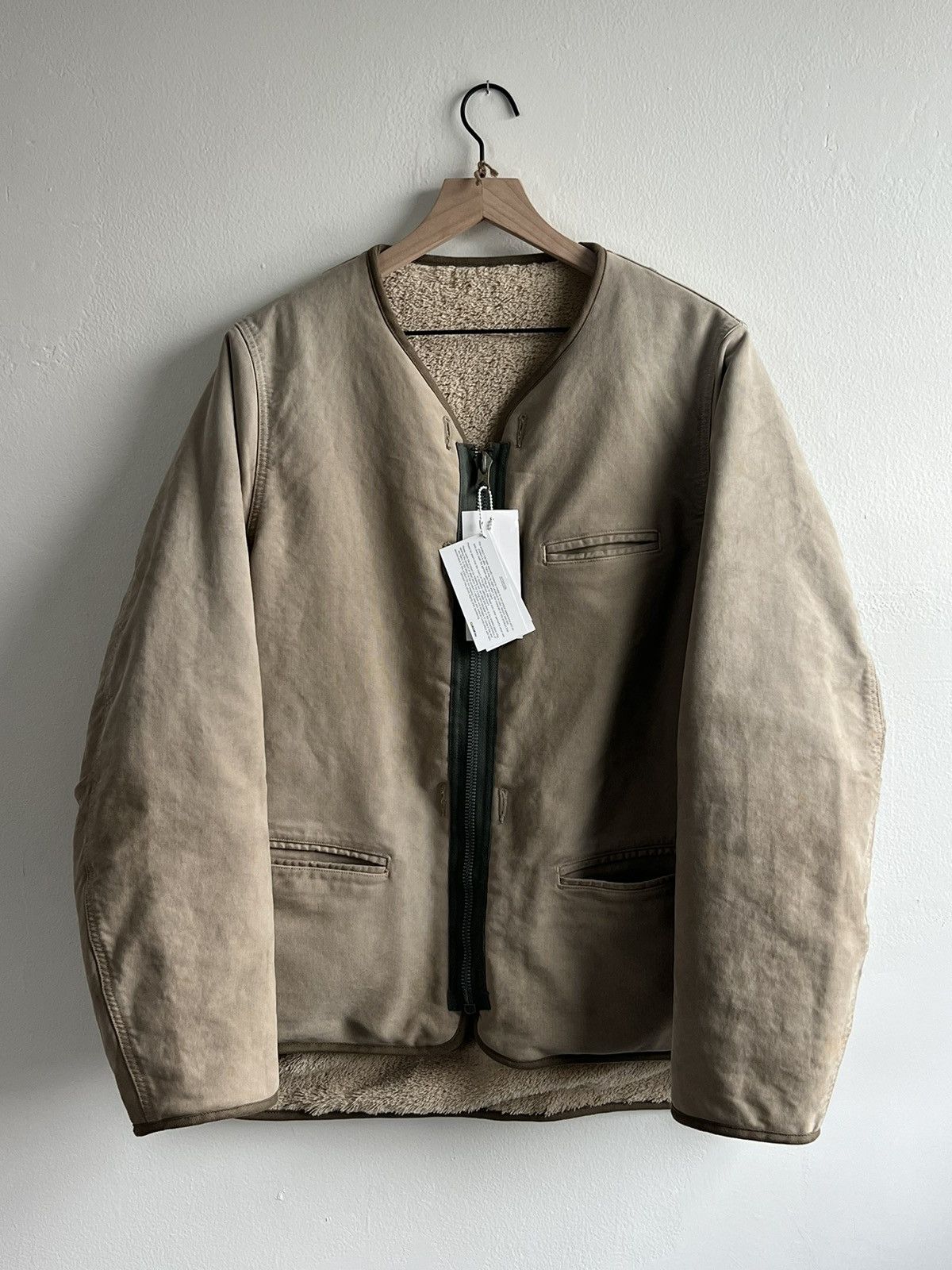 ジャケット・アウター visvim contrary dept LINER JKT BEIGE 1 visvim contrary dept LINER JKT BEIGE 1