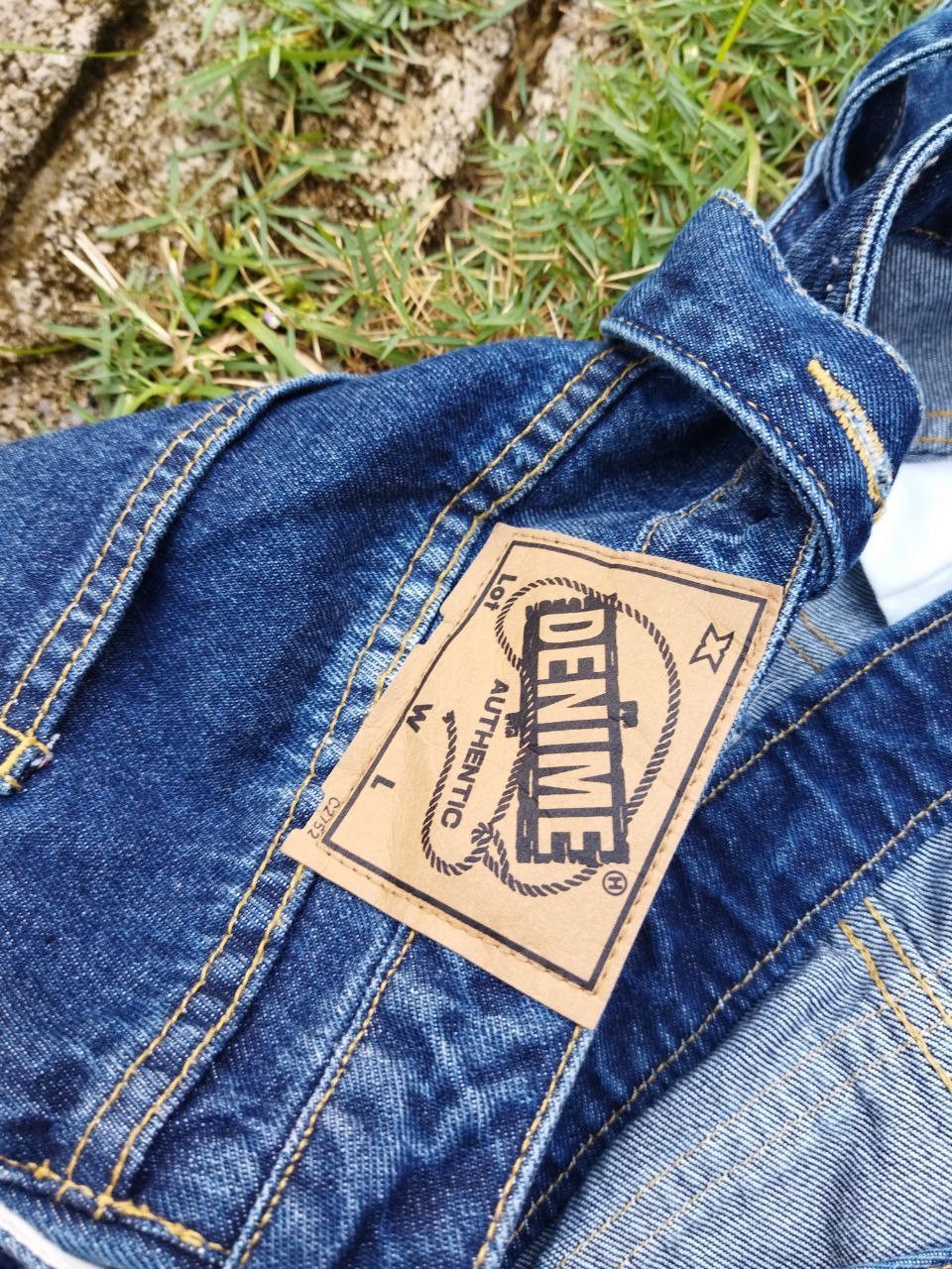 Denime Japanese DENIME Overalls Size 31" - 7 Thumbnail