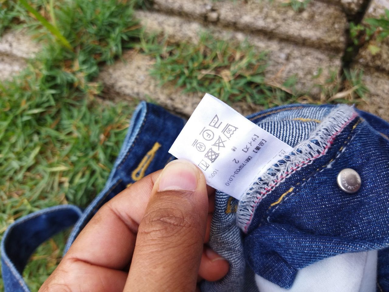 Denime Japanese DENIME Overalls Size 31" - 8 Thumbnail