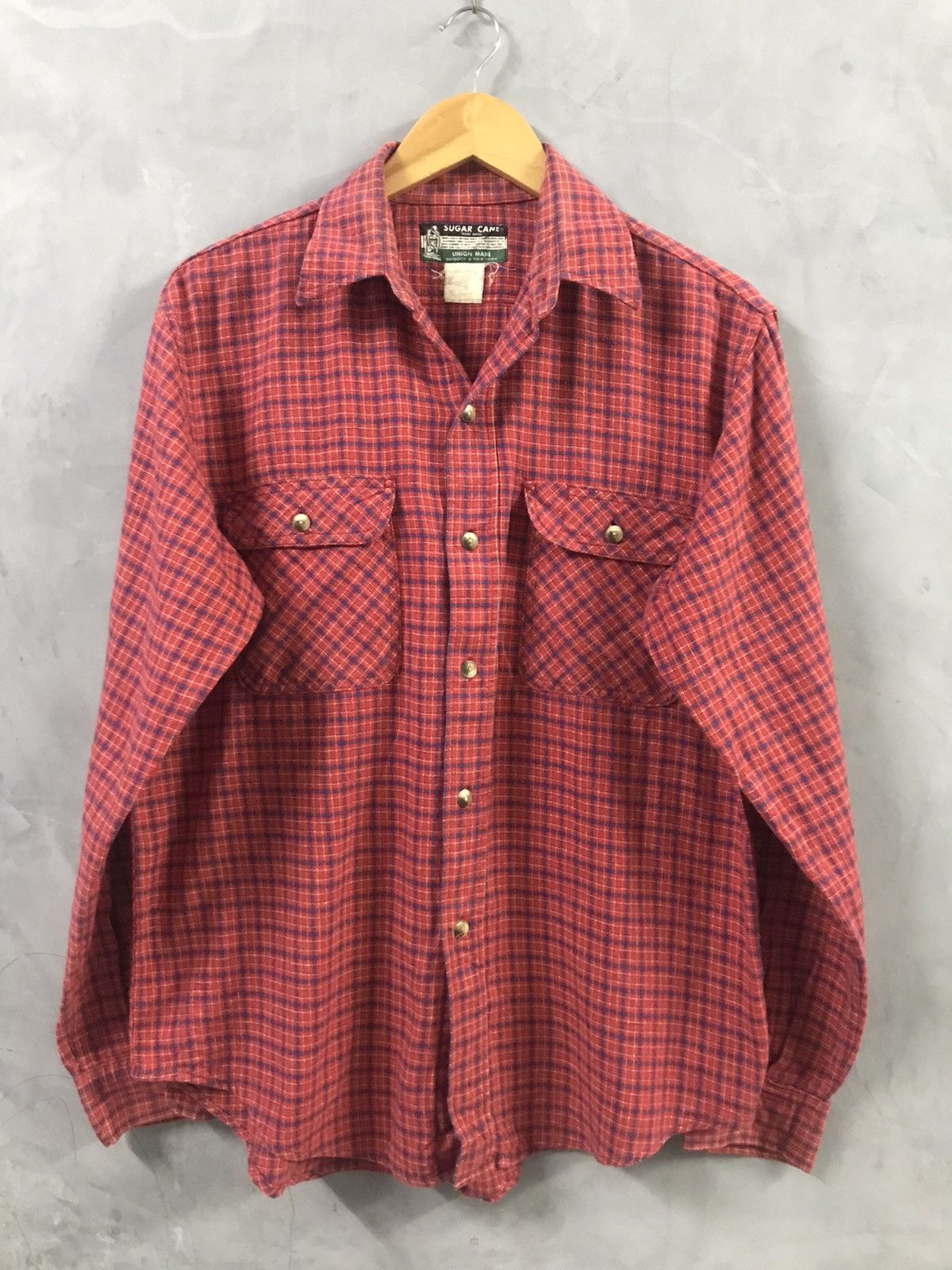 Sugar Cane Vintage Sugar Cane Cotton Shirt Size US M / EU 48-50 / 2 - 1 Thumbnail