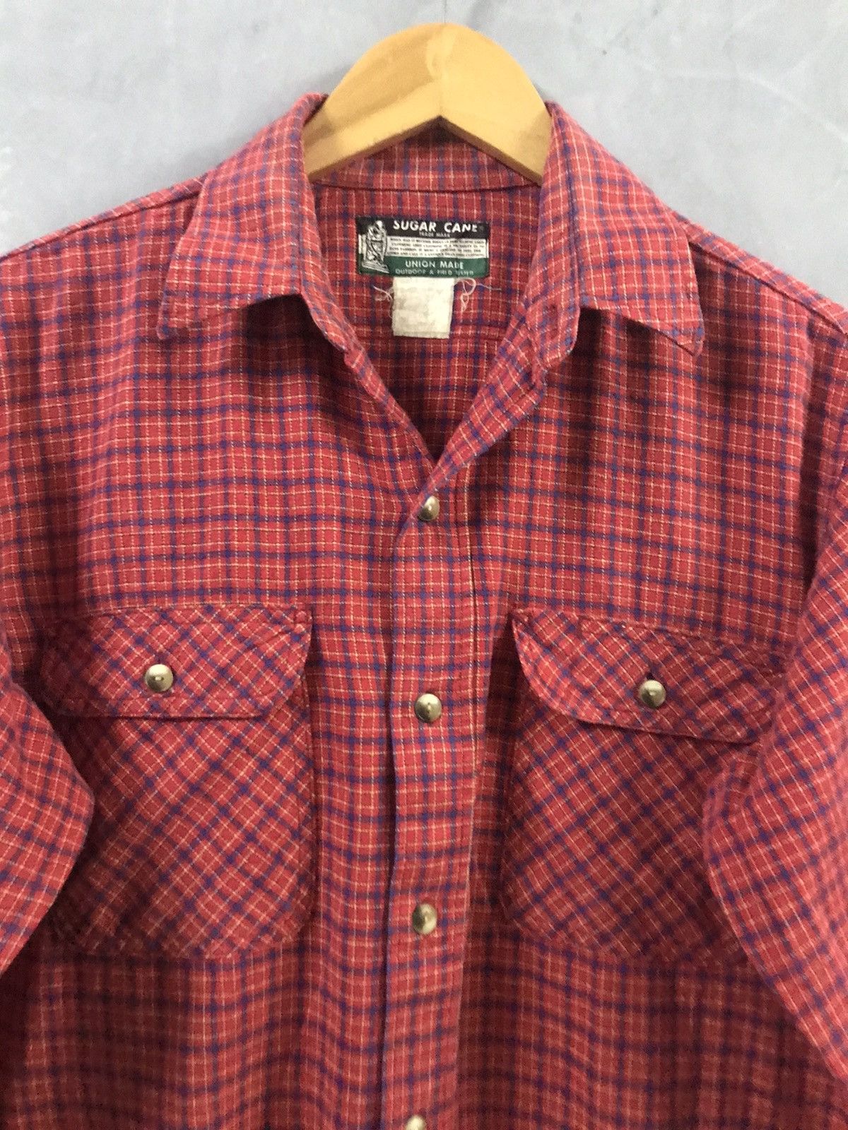 Sugar Cane Vintage Sugar Cane Cotton Shirt Size US M / EU 48-50 / 2 - 6 Thumbnail