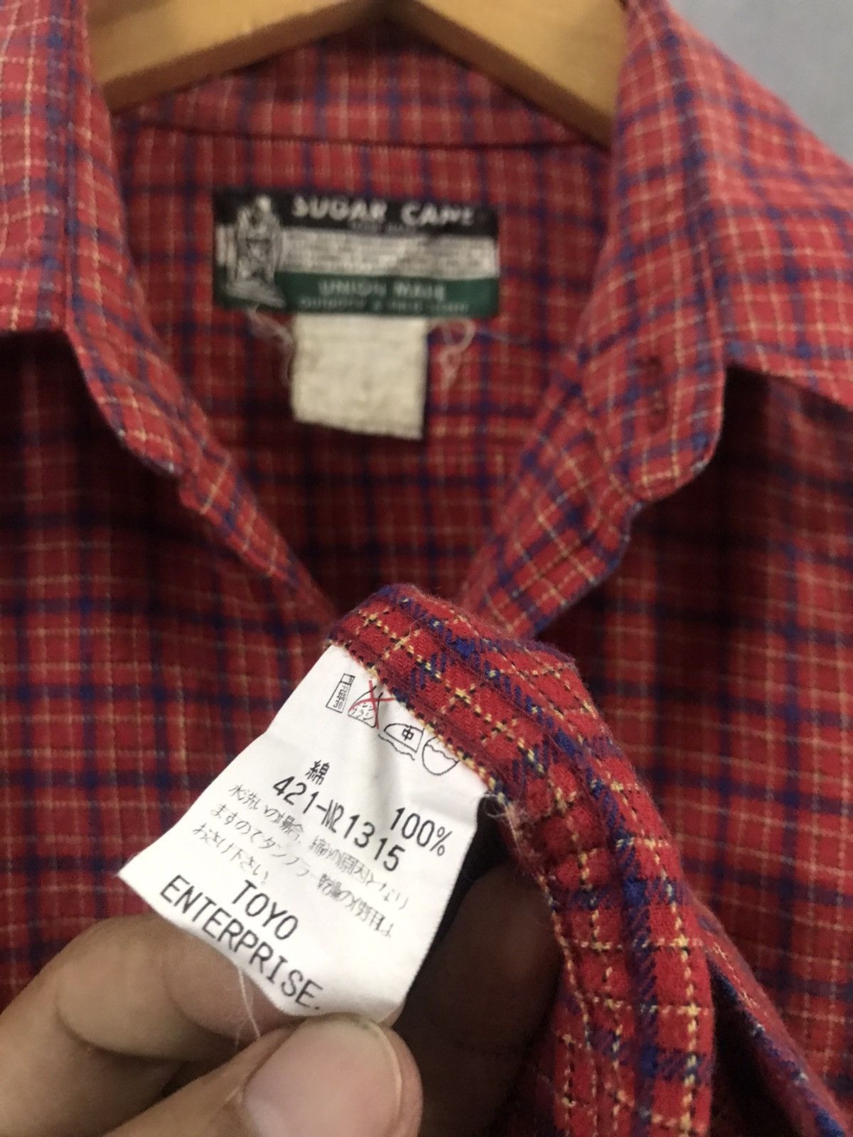 Sugar Cane Vintage Sugar Cane Cotton Shirt Size US M / EU 48-50 / 2 - 8 Thumbnail