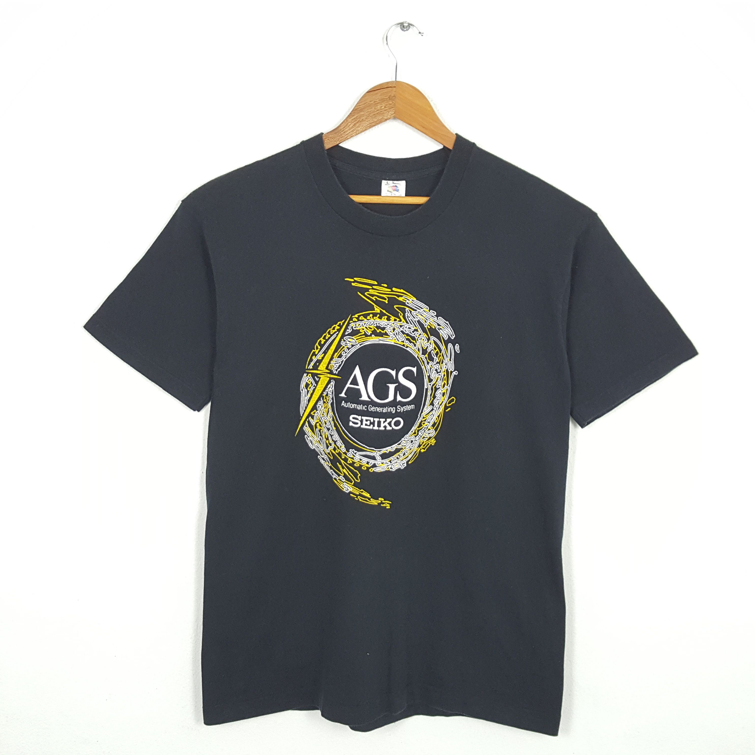 Seiko × Vintage Vintage AGS SEIKO Japanese Brand Vintage Watch T-Shirt Size US L / EU 52-54 / 3 - 1 Thumbnail