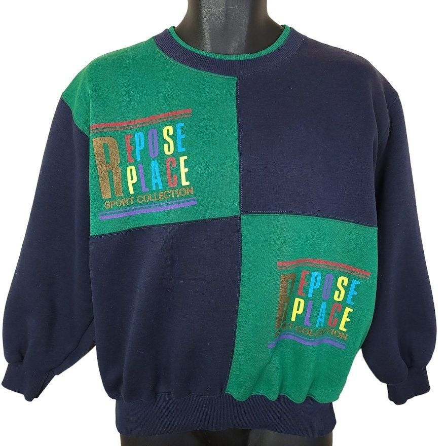 Repose Place Sweatshirt Vintage 80s 90s Streetwear