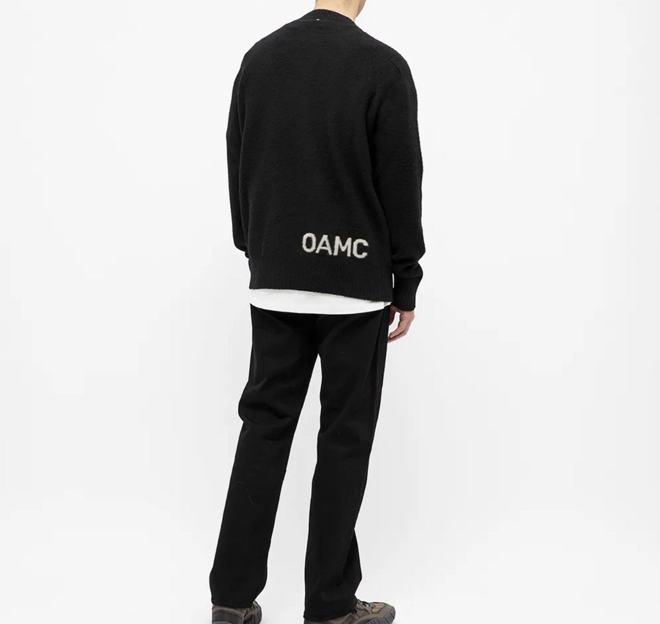 OAMC Whistler Black wool sweater Size US XL / EU 56 / 4 - 6 Thumbnail