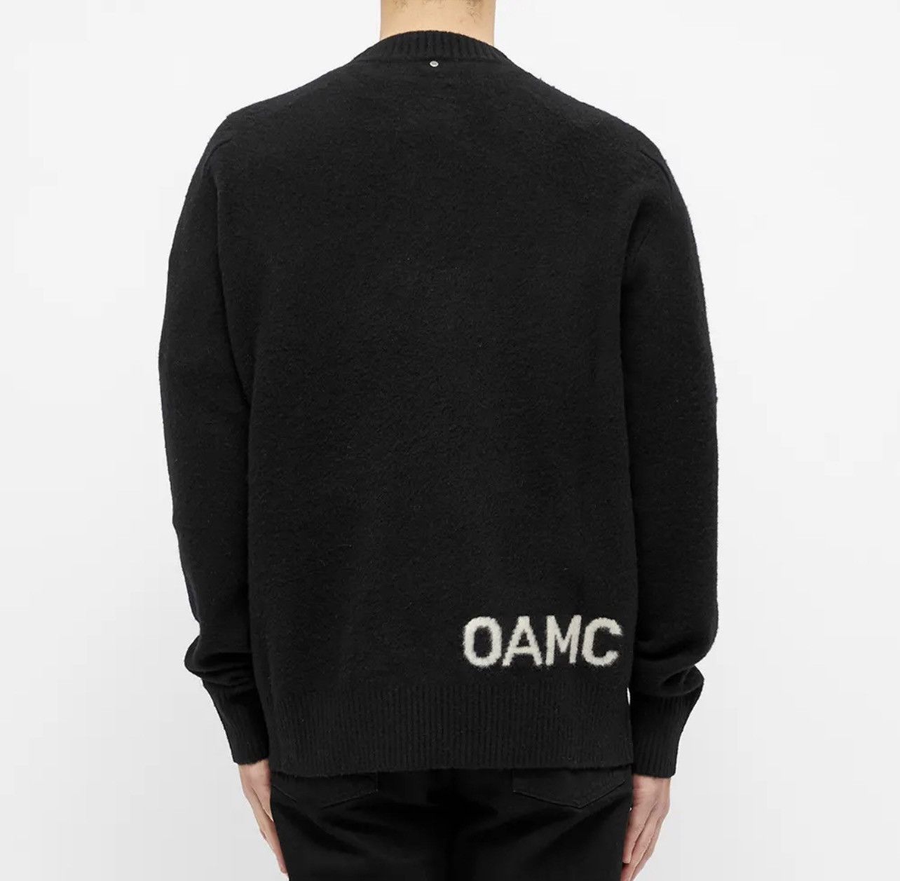 OAMC Whistler Black wool sweater Size US XL / EU 56 / 4 - 5 Thumbnail