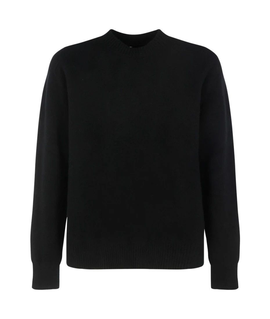 image of Oamc Whistler Black Wool Sweater, Men's (Size XL)