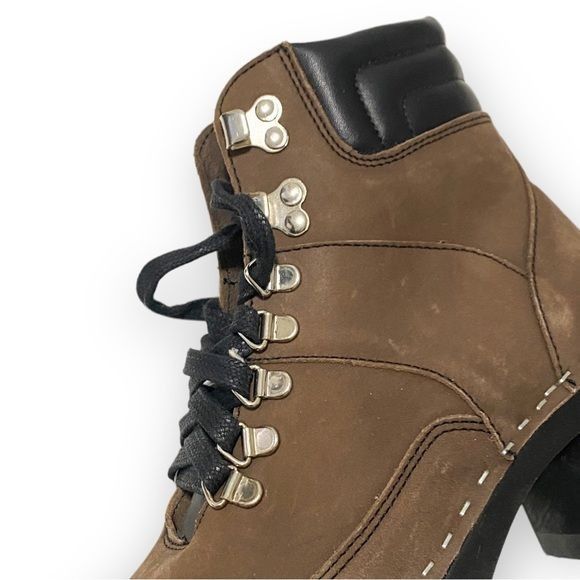 Swedish Hasbeens Swedish Hasbeens Boots, Trail Clog Boots, Brown Size 37EU Size US 7 / IT 37 - 9 Thumbnail
