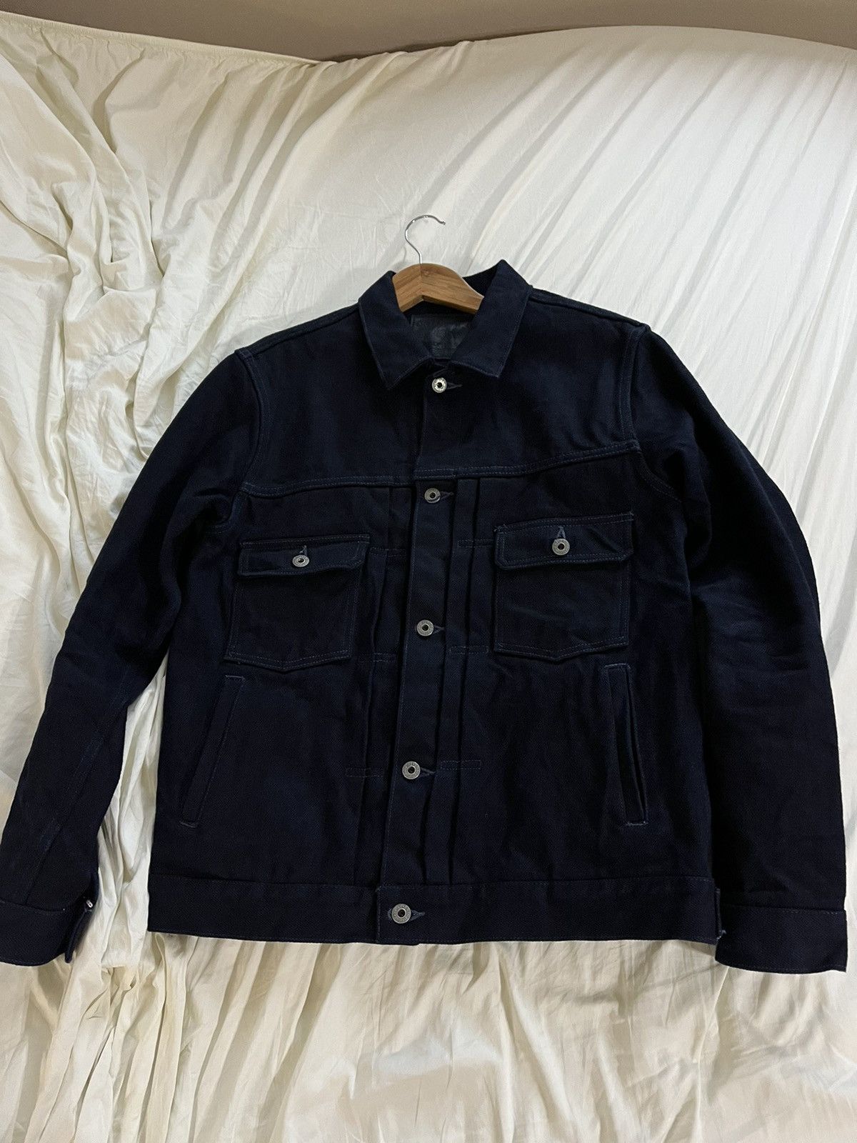 Oni Oni x Denimio 20oz secret denim double indigo type 2 jacket | Grailed