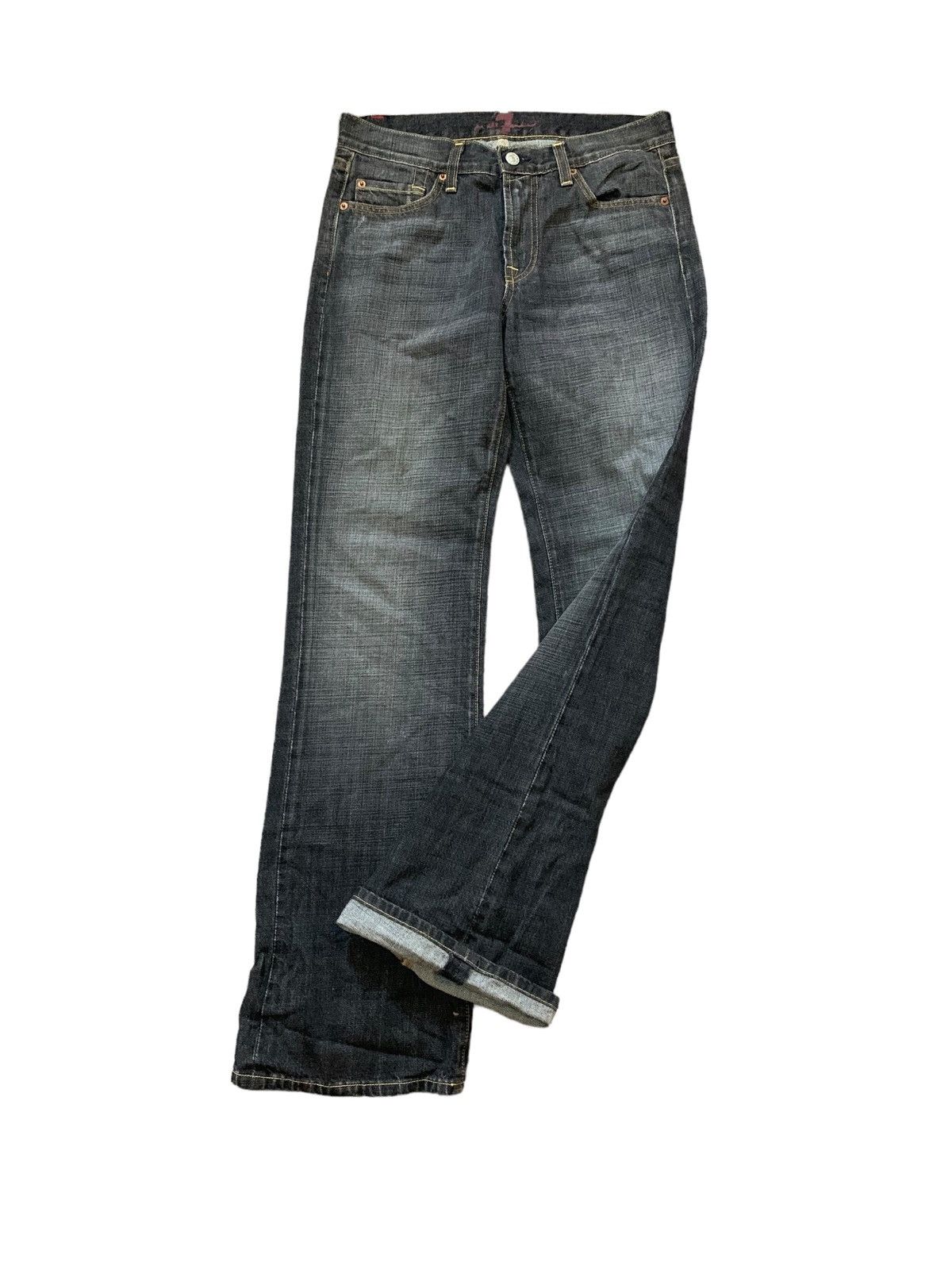 7 For All Mankind × Japanese Brand 7 for all mankind distress denim japanese brand Size US 28 / EU 44 - 2 Thumbnail