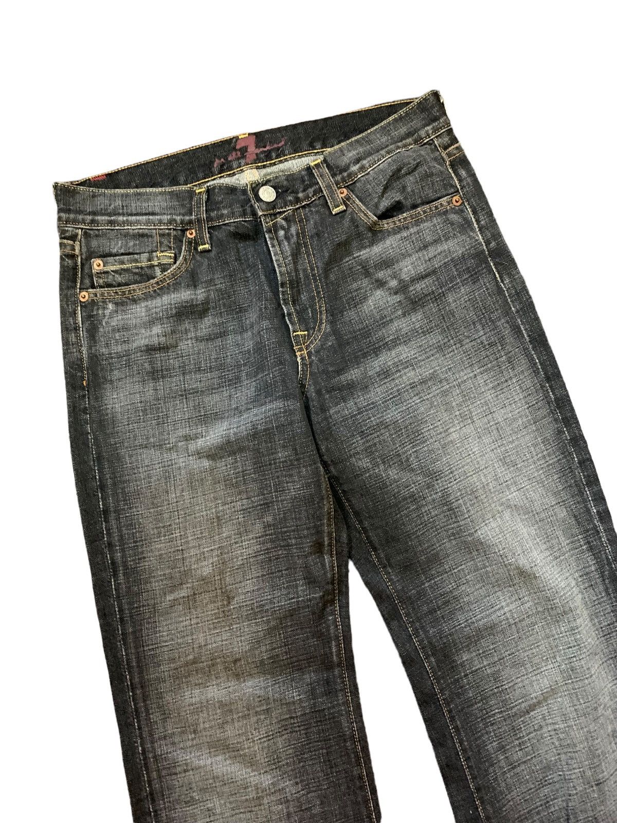 7 For All Mankind × Japanese Brand 7 for all mankind distress denim japanese brand Size US 28 / EU 44 - 3 Thumbnail