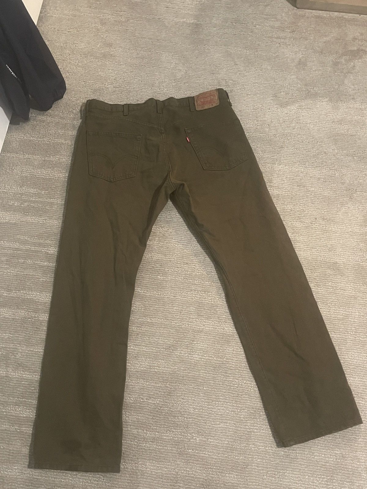 Levi's Olive Levi’s 501 38W 32L Size US 38 / EU 54 - 3 Thumbnail