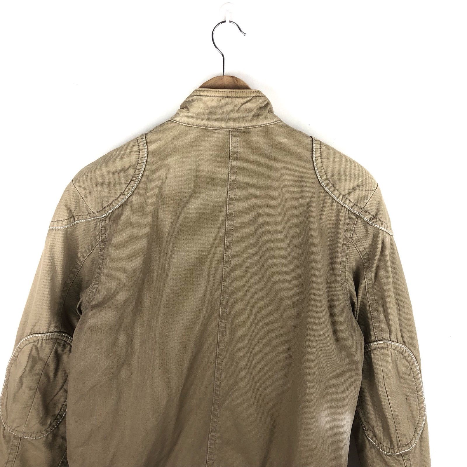 Japanese Brand (A46) Ball Biker Jacket Ace Cafe Racer 4 Pockets Size US S / EU 44-46 / 1 - 6 Thumbnail