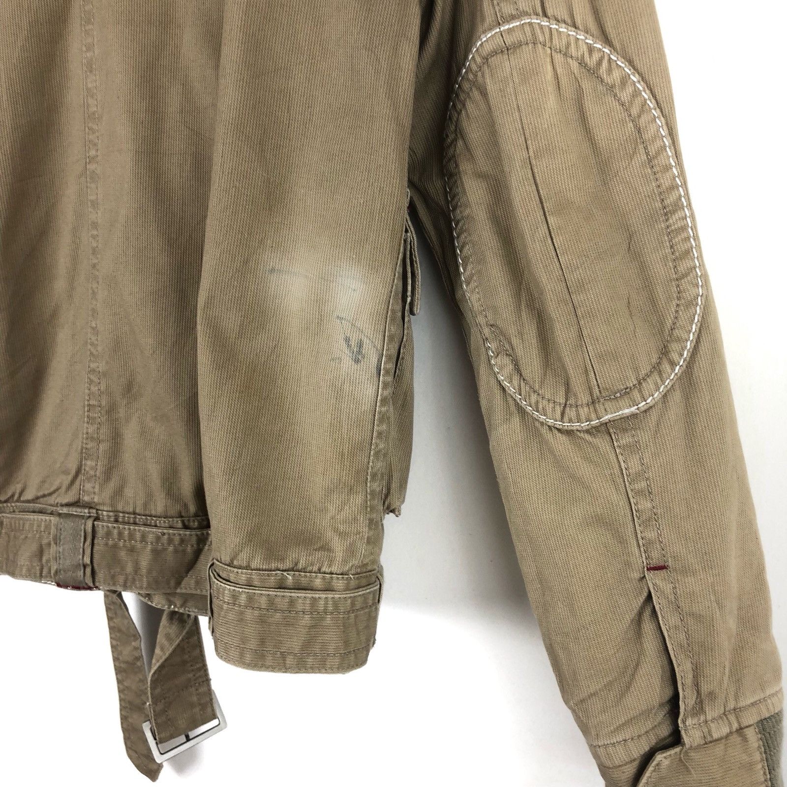 Japanese Brand (A46) Ball Biker Jacket Ace Cafe Racer 4 Pockets Size US S / EU 44-46 / 1 - 8 Thumbnail