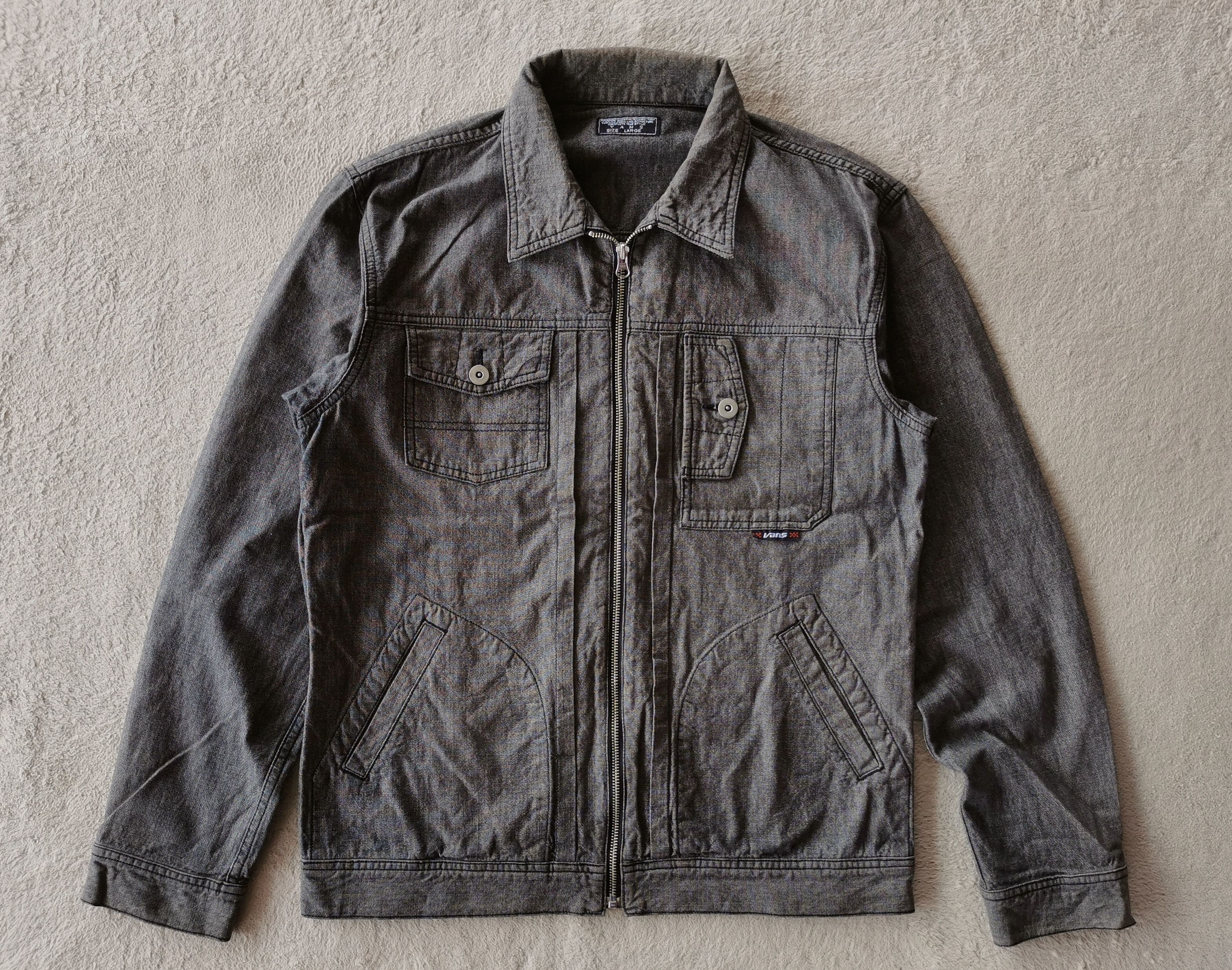 Vans Vintage Vans Denim Jacket Size US L / EU 52-54 / 3 - 1 Thumbnail