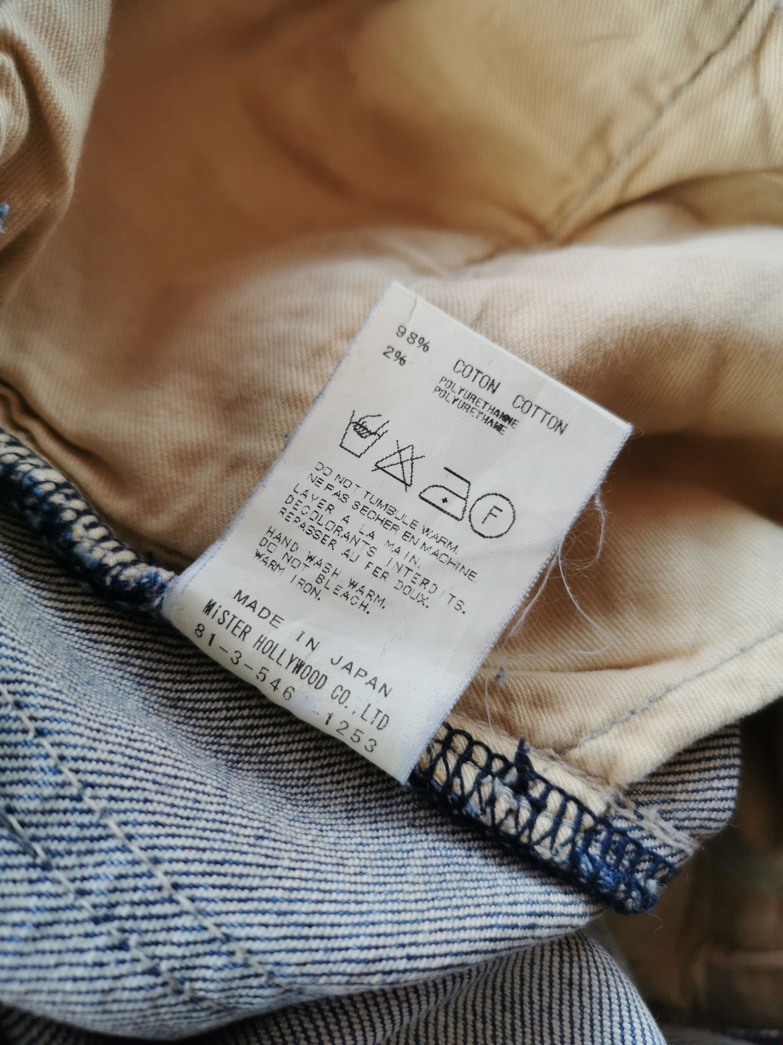 N.Hoolywood N. Hoolywood Mister Hollywood Two Waist Cropped Jeans Size US 31 - 8 Thumbnail