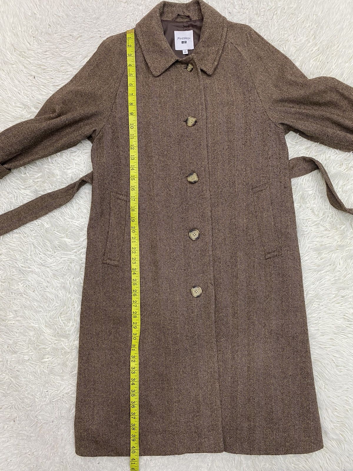 JW Anderson × Uniqlo J.W.Anderson x Uniqlo Tweed Wool Coat in Size S Size S / US 4 / IT 40 - 12 Thumbnail