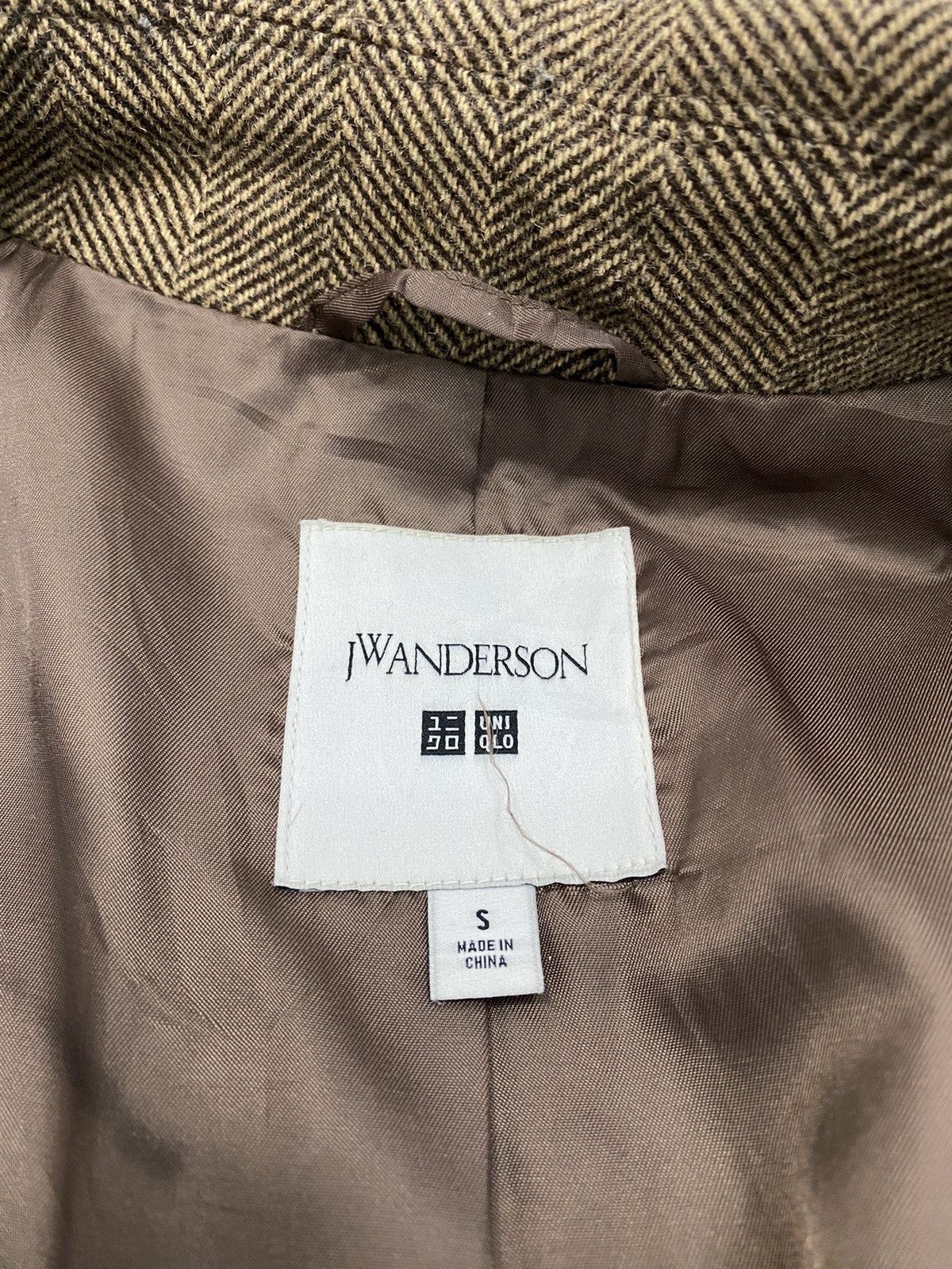 JW Anderson × Uniqlo J.W.Anderson x Uniqlo Tweed Wool Coat in Size S Size S / US 4 / IT 40 - 8 Thumbnail