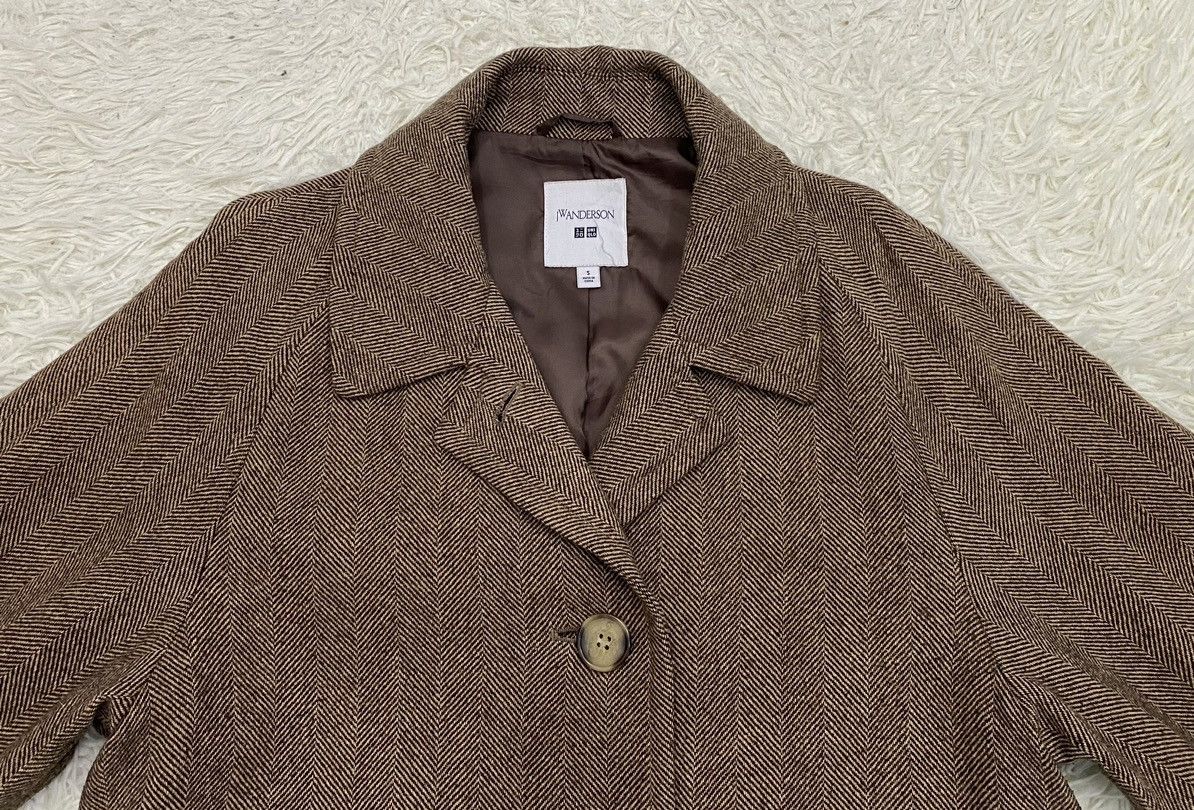 JW Anderson × Uniqlo J.W.Anderson x Uniqlo Tweed Wool Coat in Size S Size S / US 4 / IT 40 - 2 Thumbnail