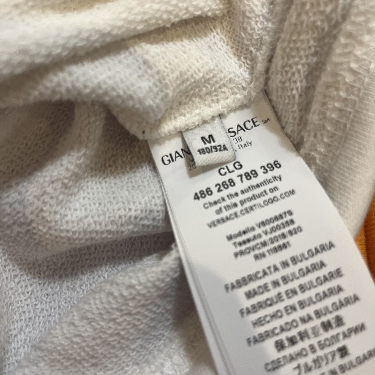 Versace Versace Collection Patch Logo Sweater White Size US M / EU 48-50 / 2 - 4 Thumbnail