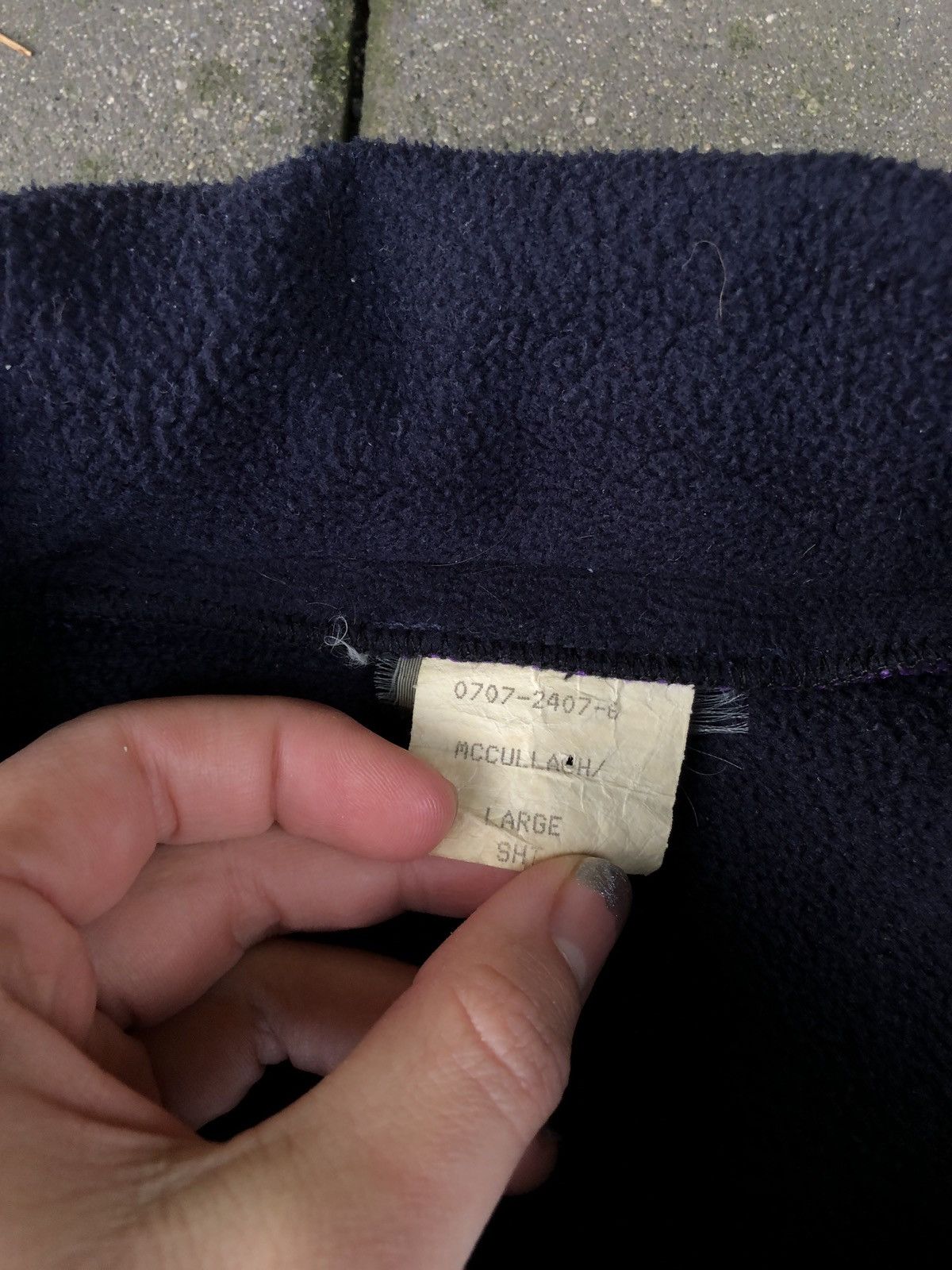 Vintage 70s 80s side zip tactical fleece nylon sherpa adjustable Size US L / EU 52-54 / 3 - 4 Thumbnail