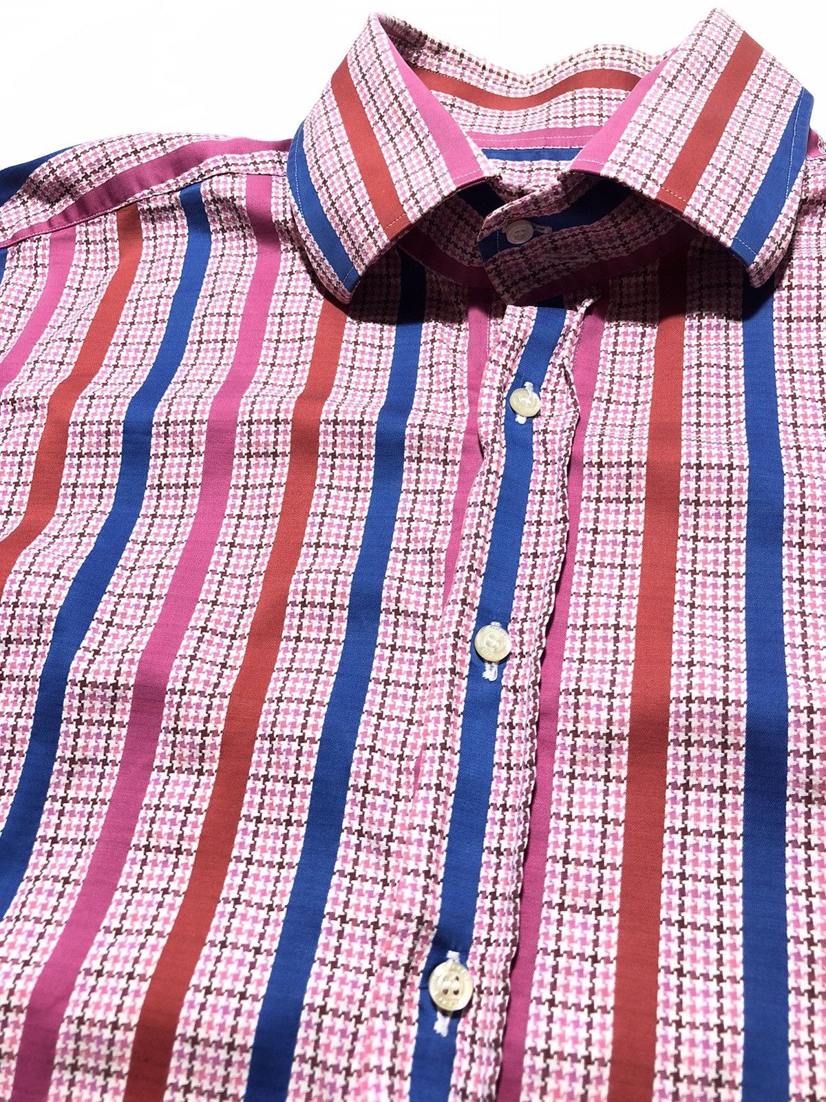 Etro Etro Striped Multicolour Shirt Size US XL / EU 56 / 4 - 5 Thumbnail