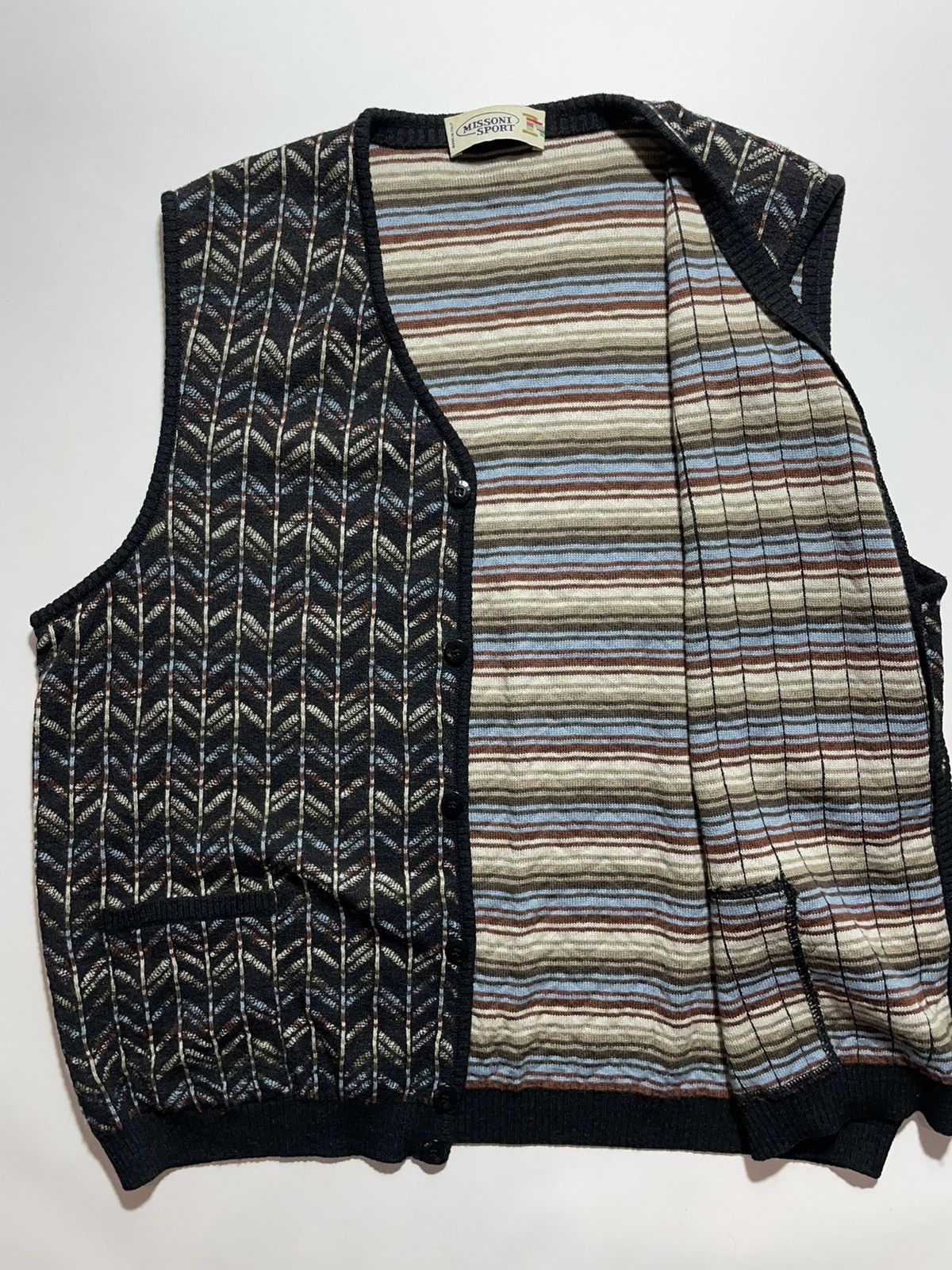Missoni Missoni Sport Knit Wool Vest Size US L / EU 52-54 / 3 - 3 Thumbnail