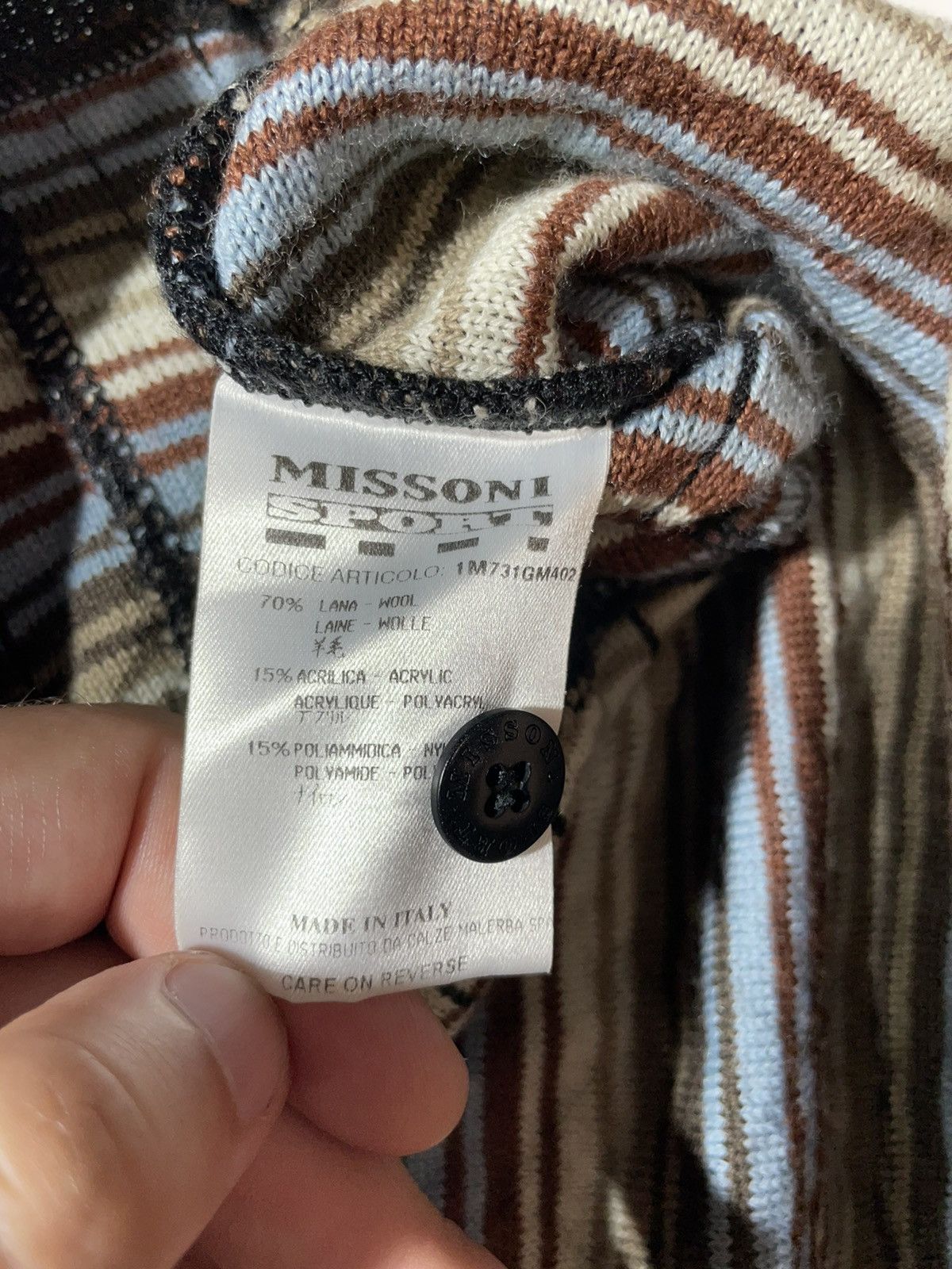 Missoni Missoni Sport Knit Wool Vest Size US L / EU 52-54 / 3 - 8 Thumbnail