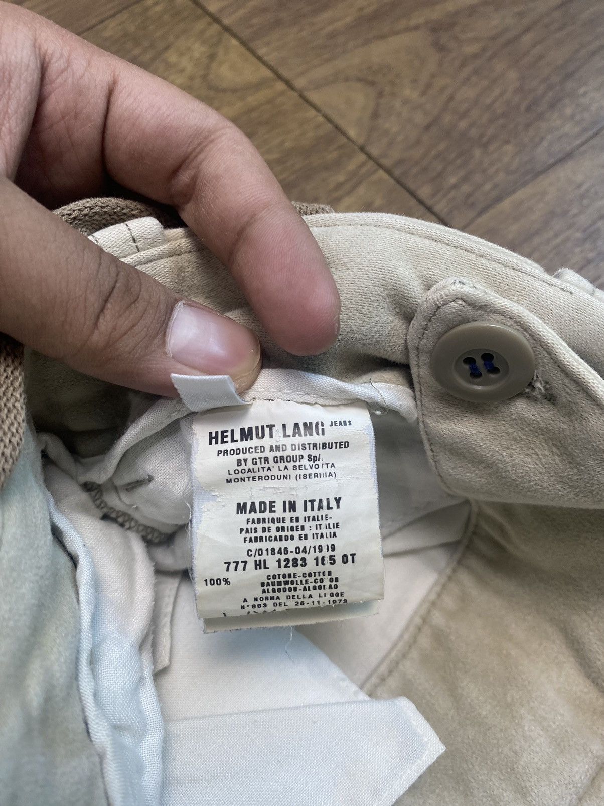 Helmut Lang AW1999 Helmut Lang Astro Moto Moleskin Biker Pants Size US 31 - 11 Thumbnail