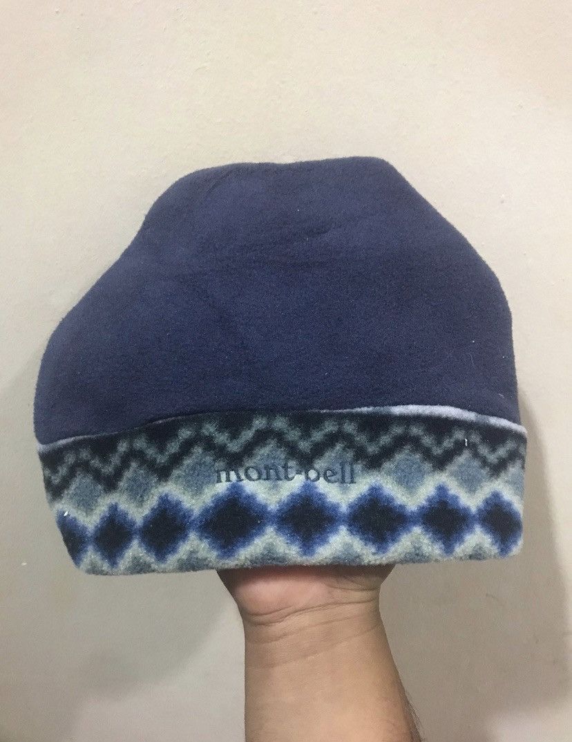 Montbell × Vintage VTG Montbell Fleece Hat Size ONE SIZE - 1 Thumbnail