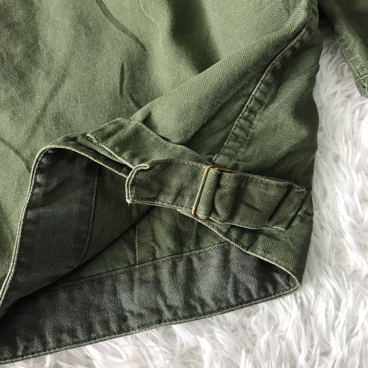 Vintage 💥Vtg 60s Swedish Military Army Shirt Jacket Size US L / EU 52-54 / 3 - 11 Thumbnail