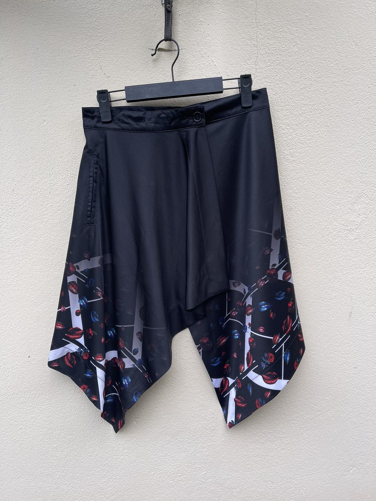 Steals🔥🔥🔥Jury black shrap end japan rock style skirt