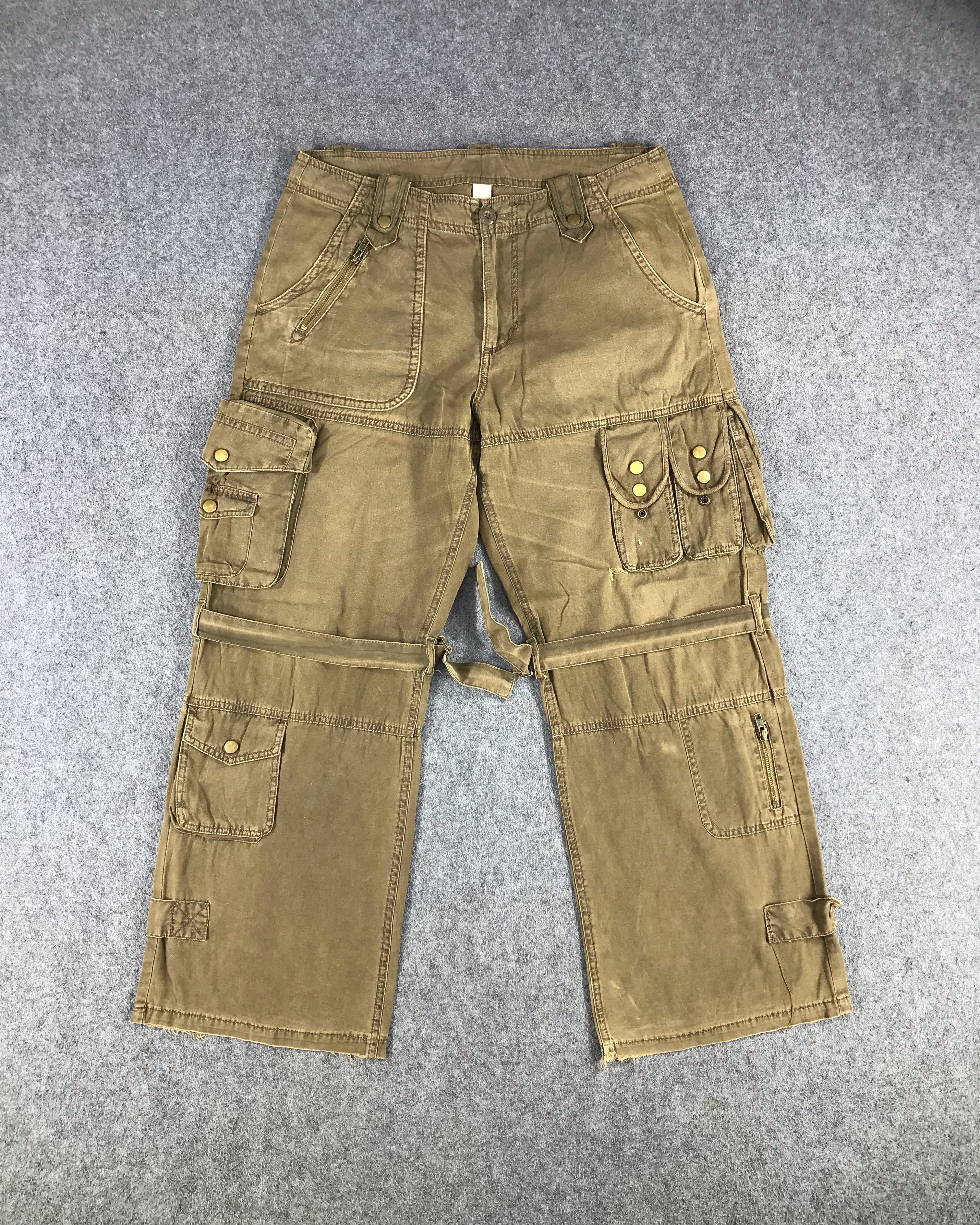 Japanese Bondage Cargo Pants Multipocket Trousers -J1954
