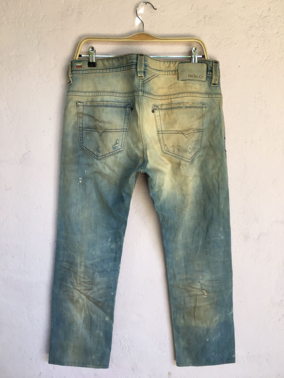 Diesel DIESEL Distressed Thavar Slim Skinny Men.s made in Italy Size US 34 / EU 50 - 2 Thumbnail