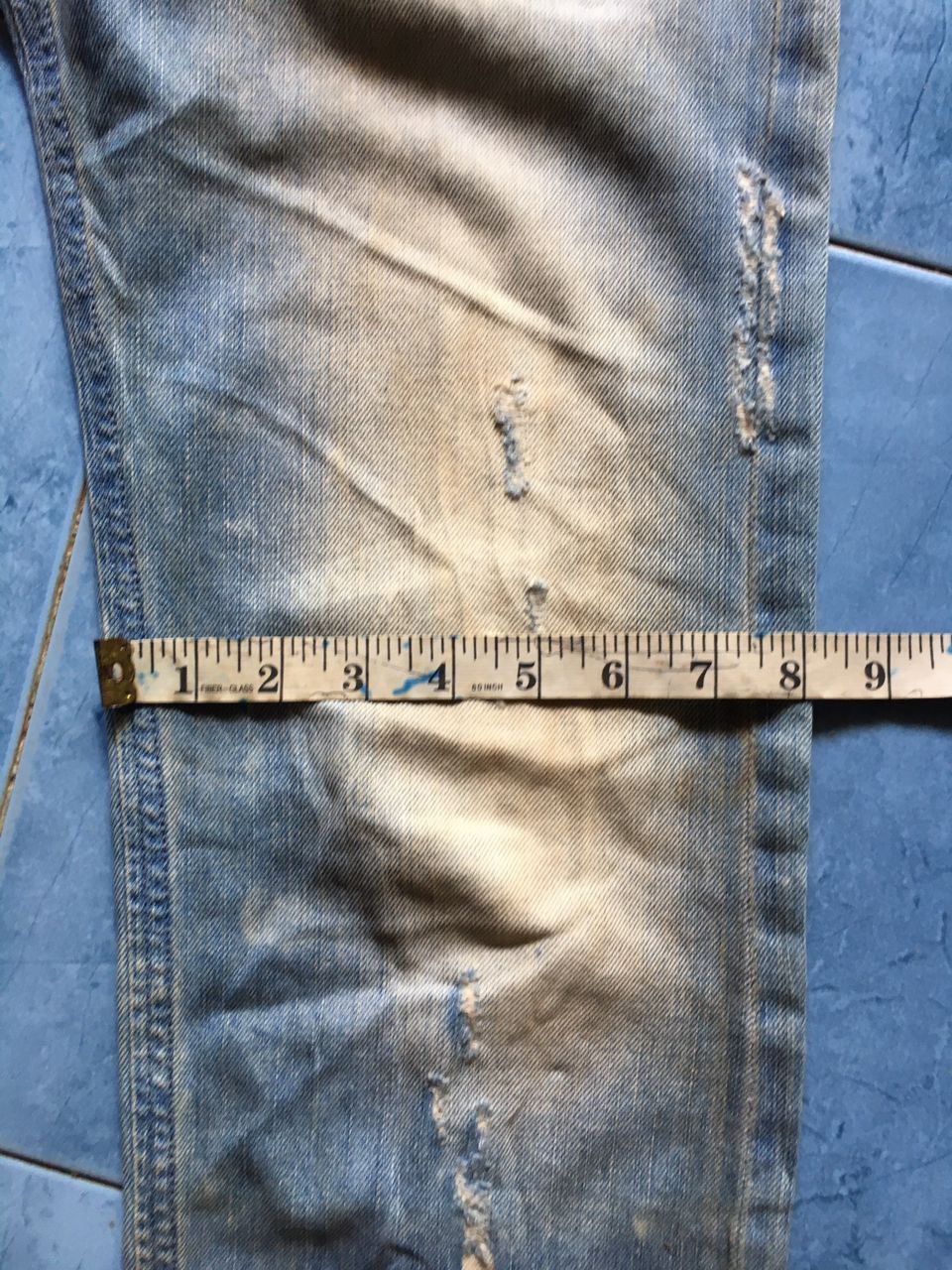 Diesel DIESEL Distressed Thavar Slim Skinny Men.s made in Italy Size US 34 / EU 50 - 16 Thumbnail