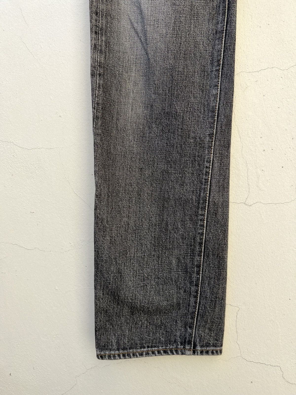 Denime × Vintage Vintage DENIME Japan Sun Faded Black Denim Selvedge Jeans Size US 31 - 5 Thumbnail