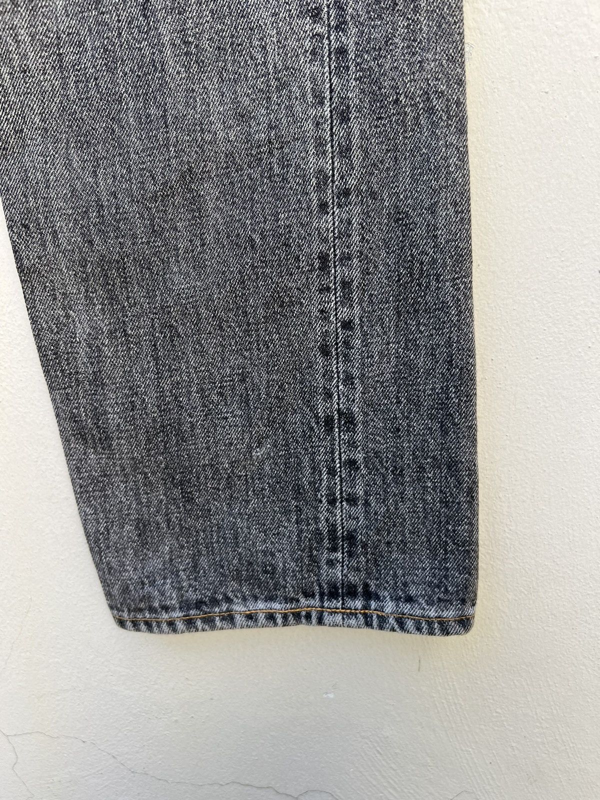 Denime × Vintage Vintage DENIME Japan Sun Faded Black Denim Selvedge Jeans Size US 31 - 8 Thumbnail