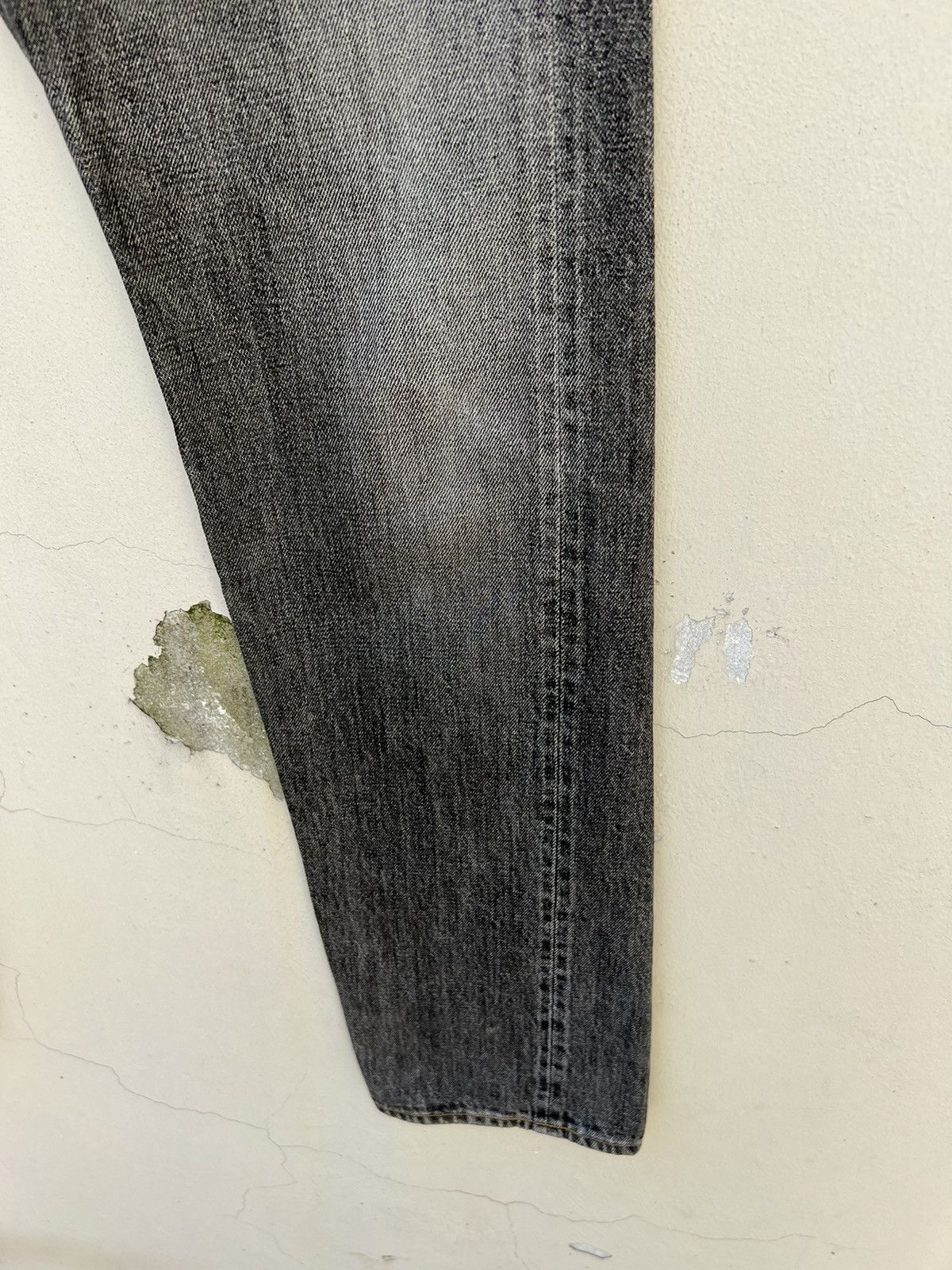 Denime × Vintage Vintage DENIME Japan Sun Faded Black Denim Selvedge Jeans Size US 31 - 7 Thumbnail